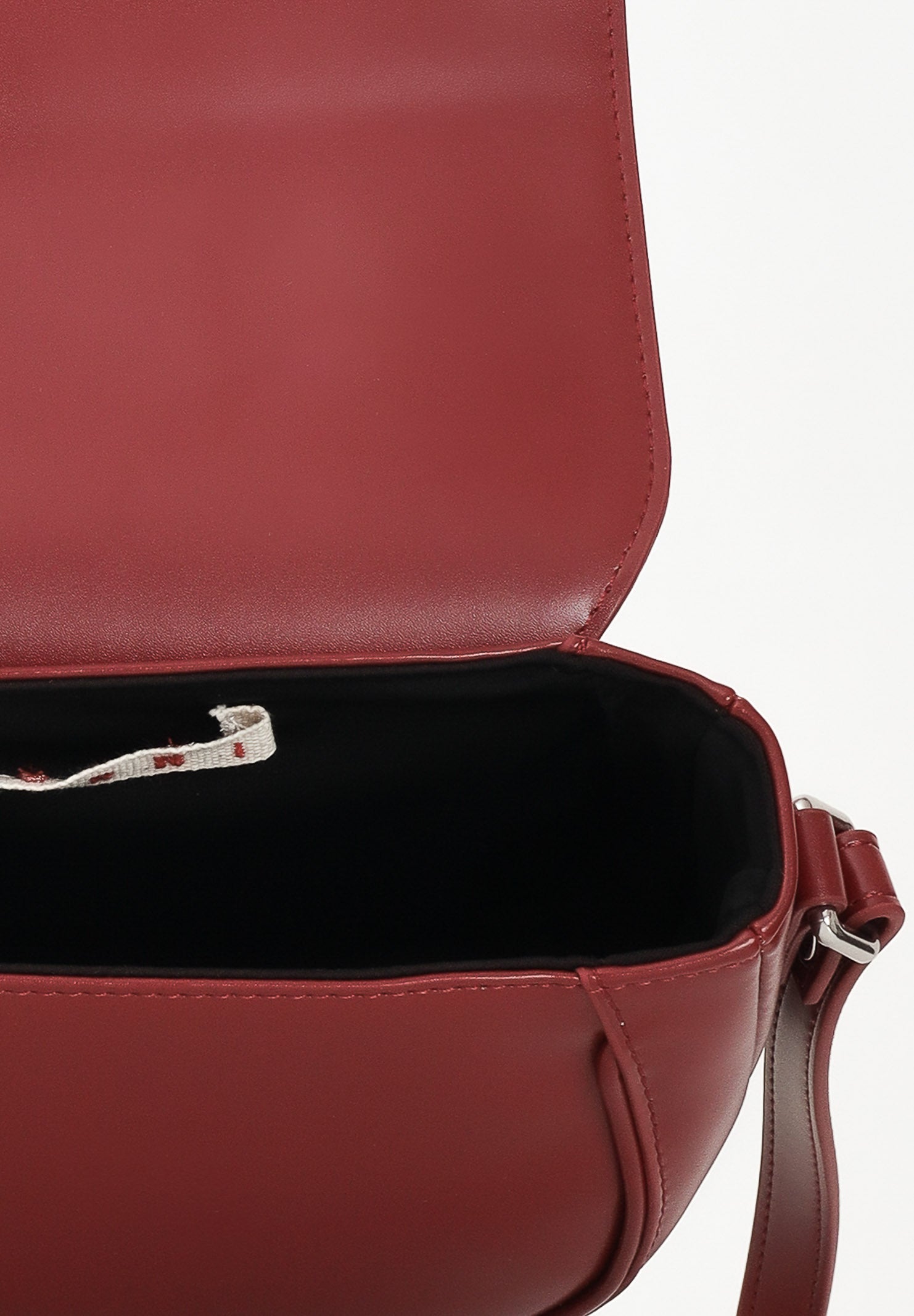MARNI Borsa a tracolla Smile bordeaux da donna con logo istituzionale M01476M00TK 0M434 MARNI