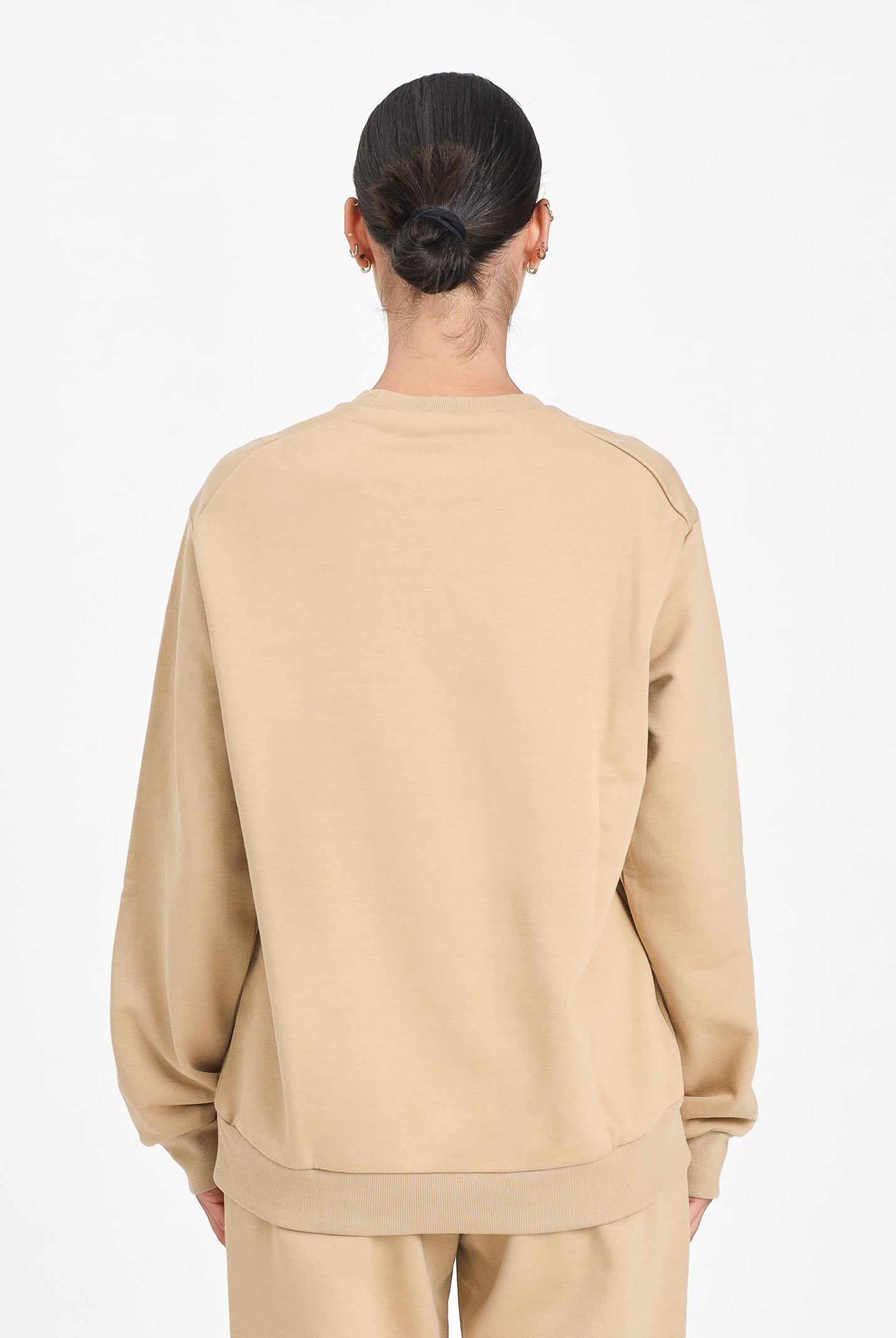 MARNI Felpa girocollo beige per donna, ragazzi e bambini con logo istituzionale M01612M00V0 0M715 MARNI