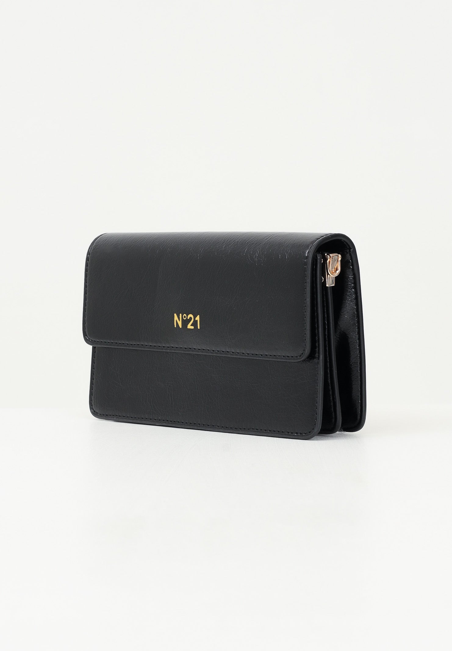 N21 Pochette nera da donna effetto lucido dalla forma rettangolare N2104RN0246 0N900 N21