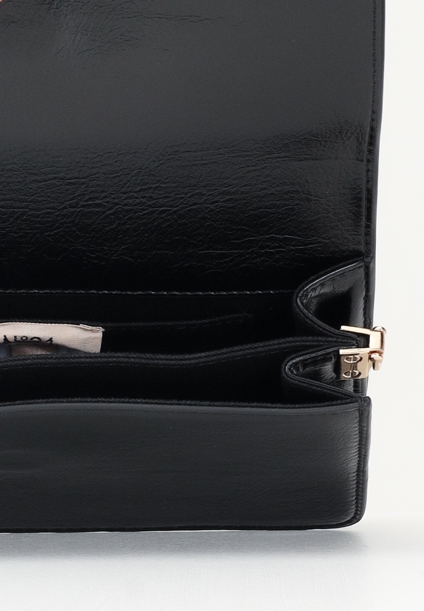 N21 Pochette nera da donna effetto lucido dalla forma rettangolare N2104RN0246 0N900 N21