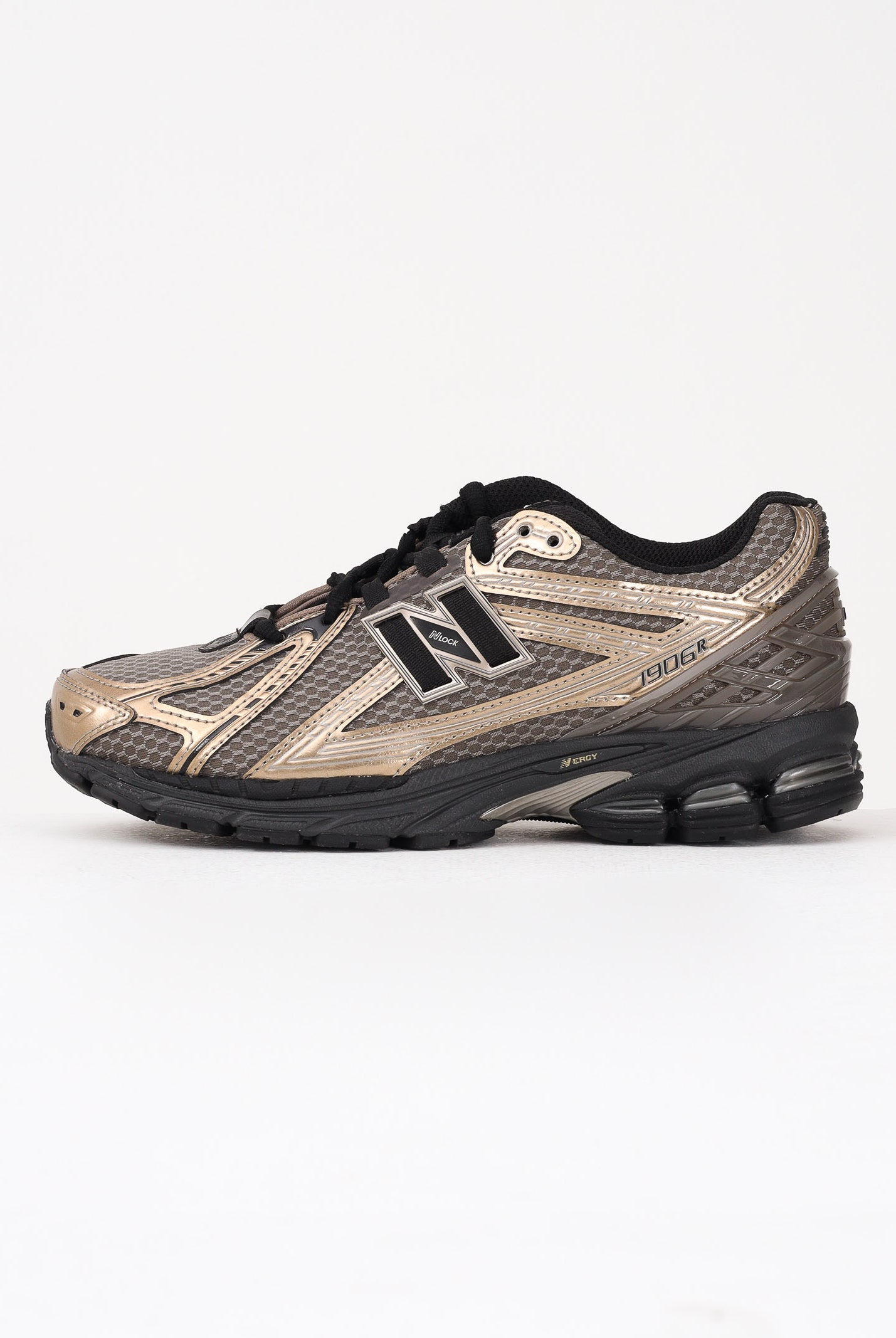 NEW BALANCE Sneakers 1906R nere, beige e oro da uomo U1906RCJ . NEW BALANCE
