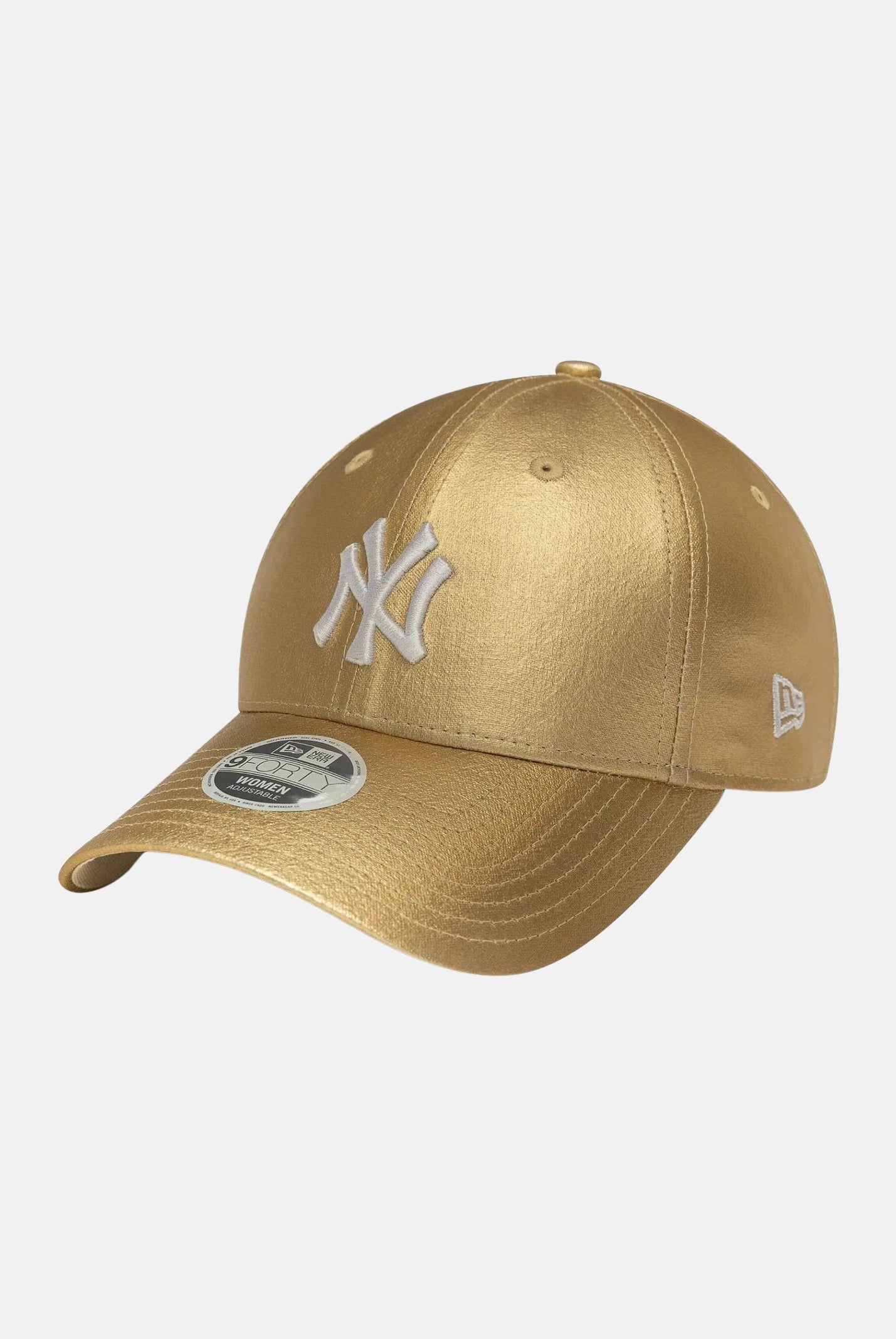 NEW ERA Cappello con visiera 9FORTY New York Yankees MLB in ecopelle oro da donna 60758958 . NEW ERA
