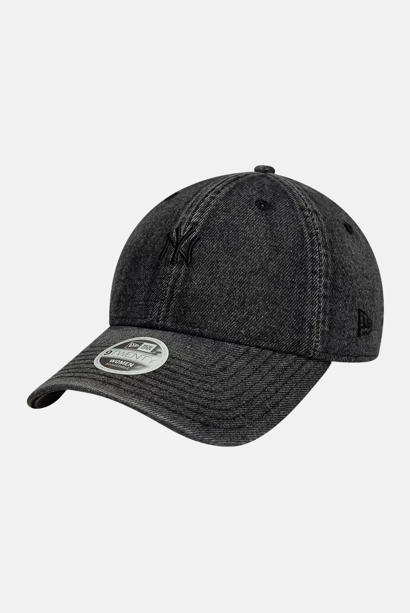 NEW ERA Cappello con visiera 9TWENTY New York Yankees MLB in denim nero per uomo e donna 60758964 . NEW ERA