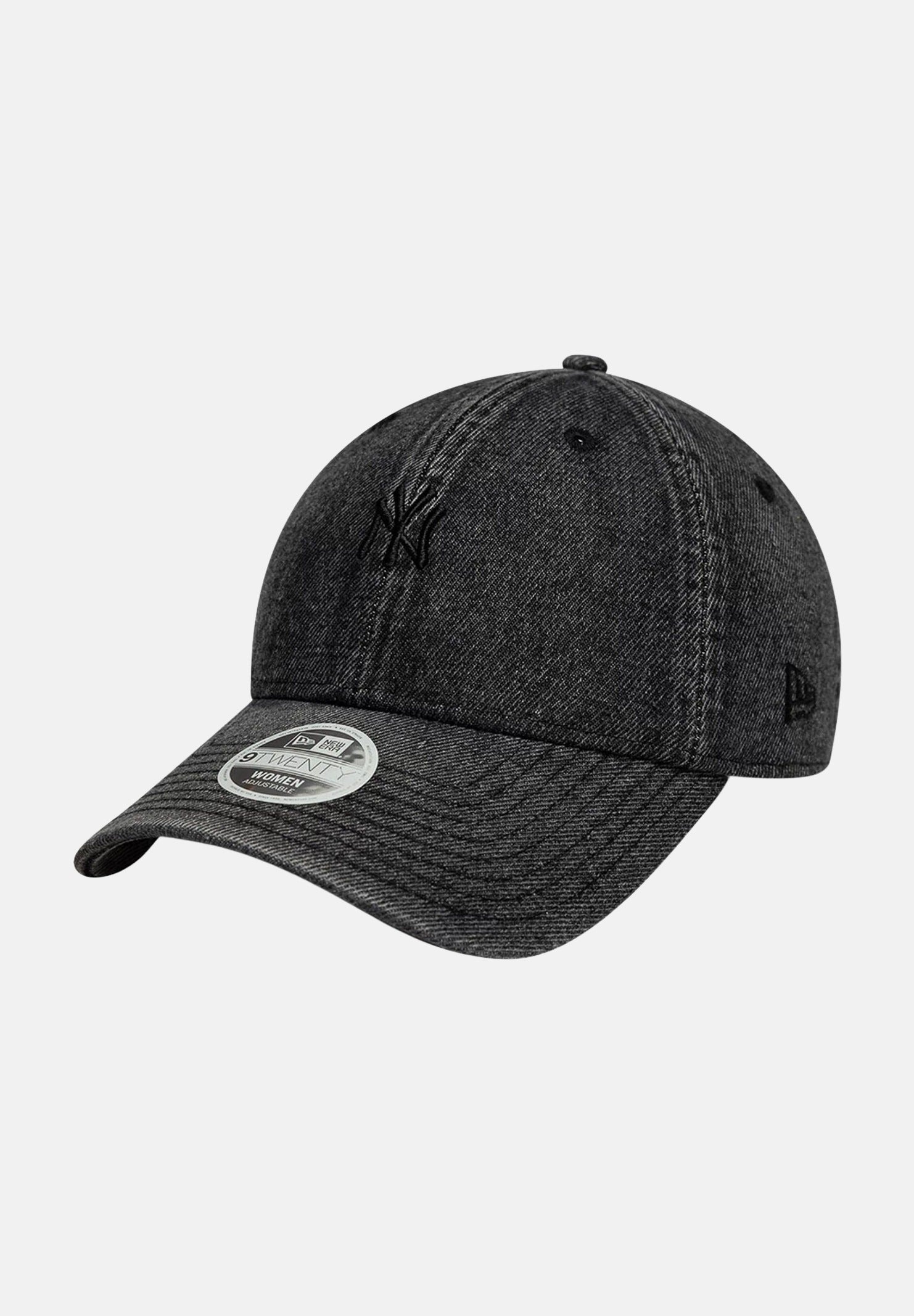 NEW ERA Cappello con visiera 9TWENTY New York Yankees MLB in denim nero per uomo e donna 60758964 . NEW ERA
