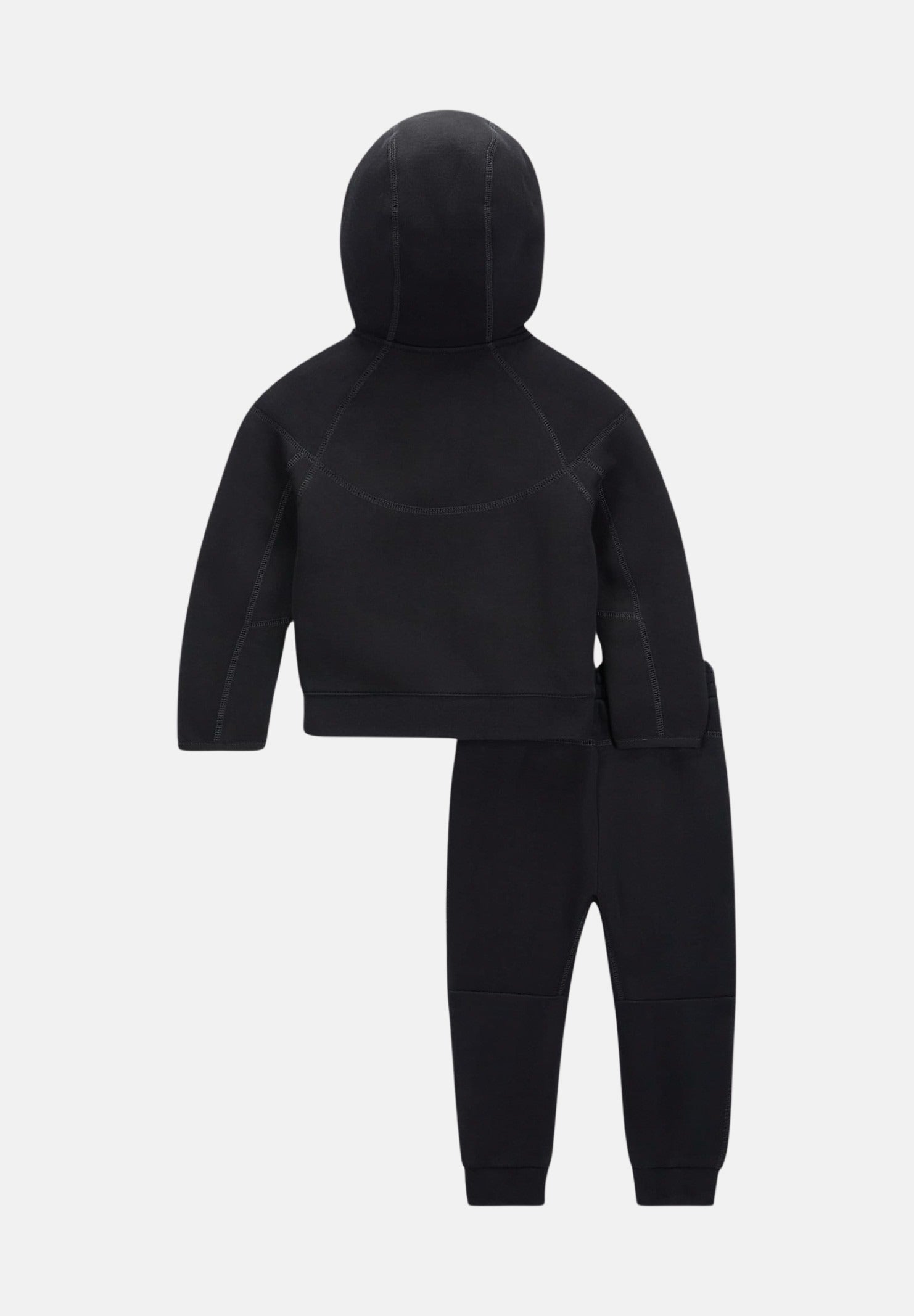 NIKE Tuta Tech Fleece nera da neonato 66L050 023 NIKE