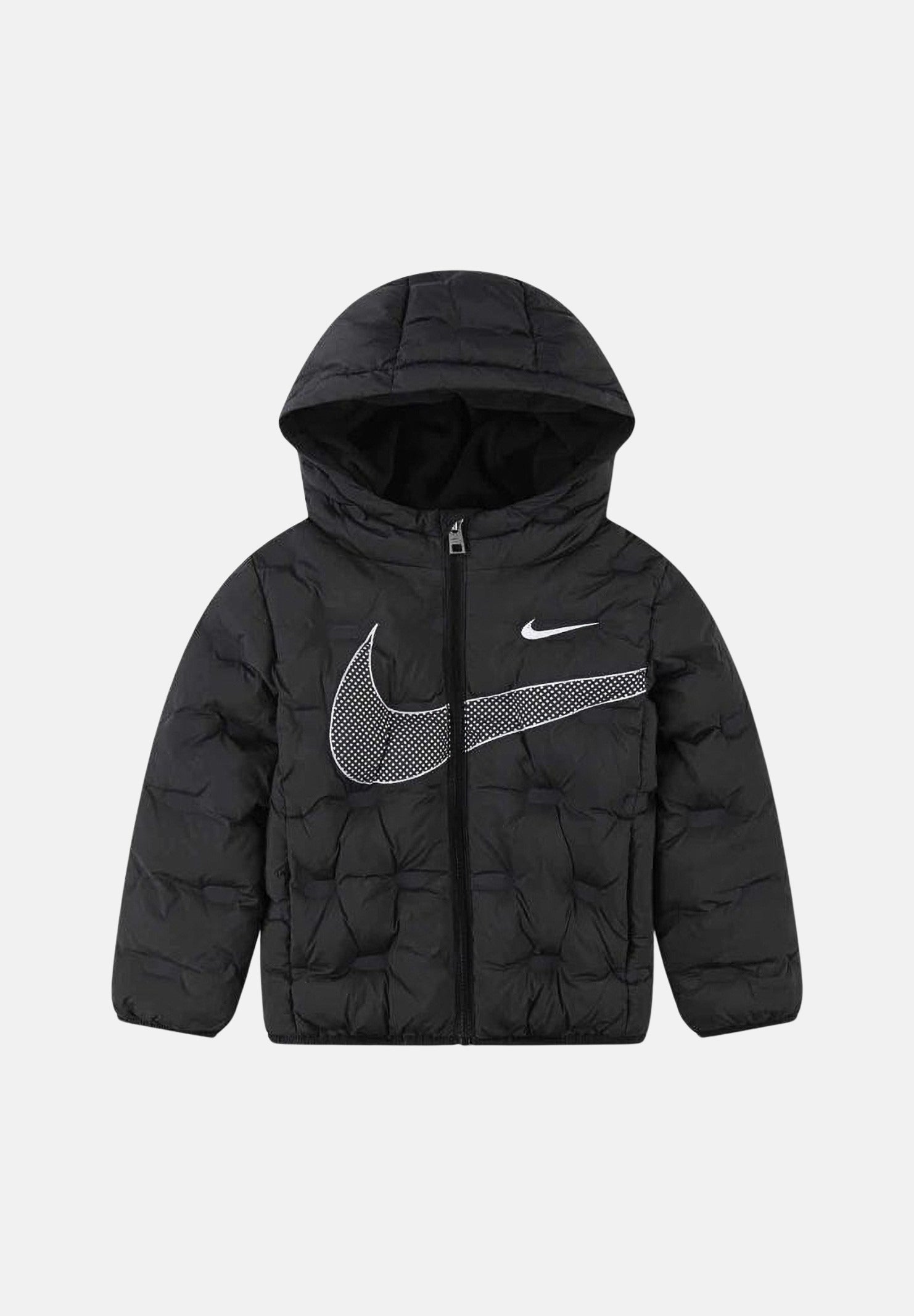 NIKE Piumino SEAMLESS QUILT nero per bambino e bambina 86N108 023 NIKE