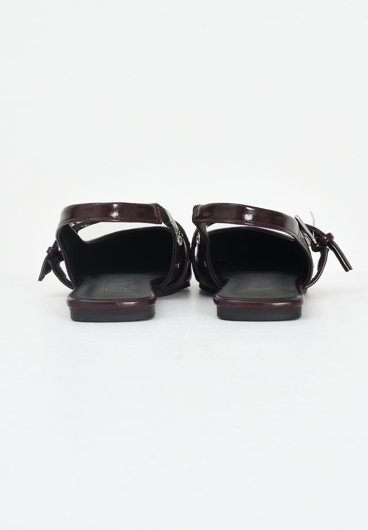 ONLY Sandali bordeaux da donna con borchie 15340903 Burgundy ONLY