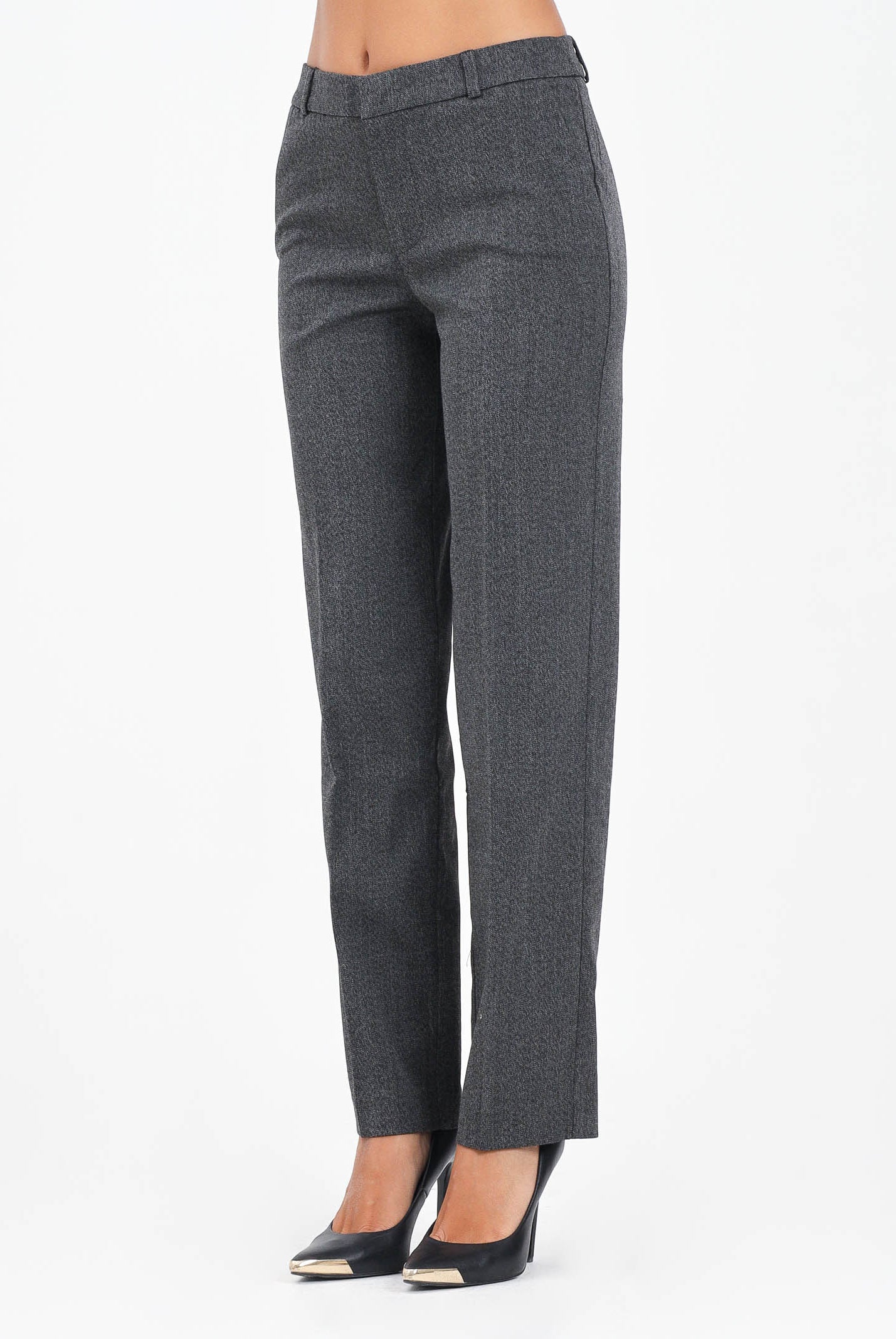 ONLY Pantalone elegante grigio da donna 15357615 DarkGreyMel ONLY