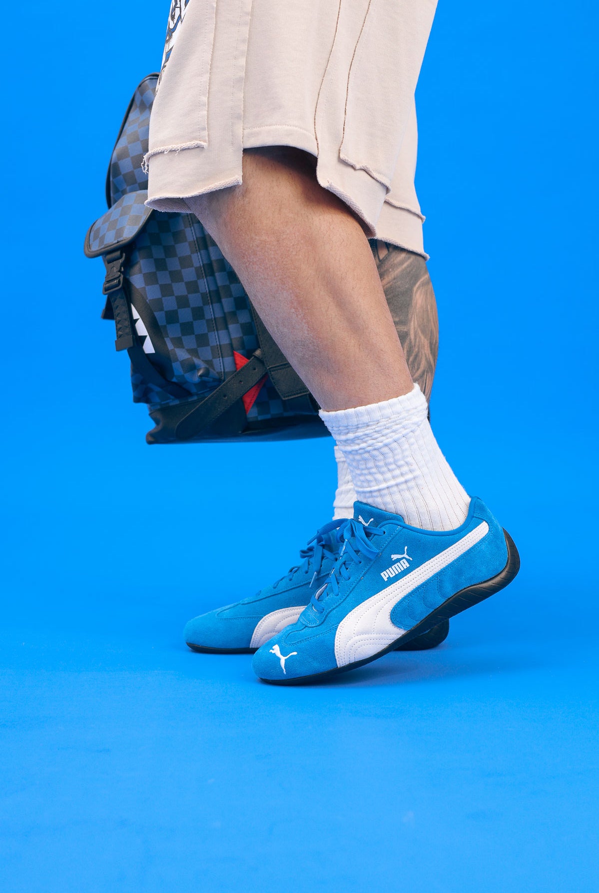PUMA Sneakers Speedcat OG azzurre per uomo e donna 398846 18 PUMA