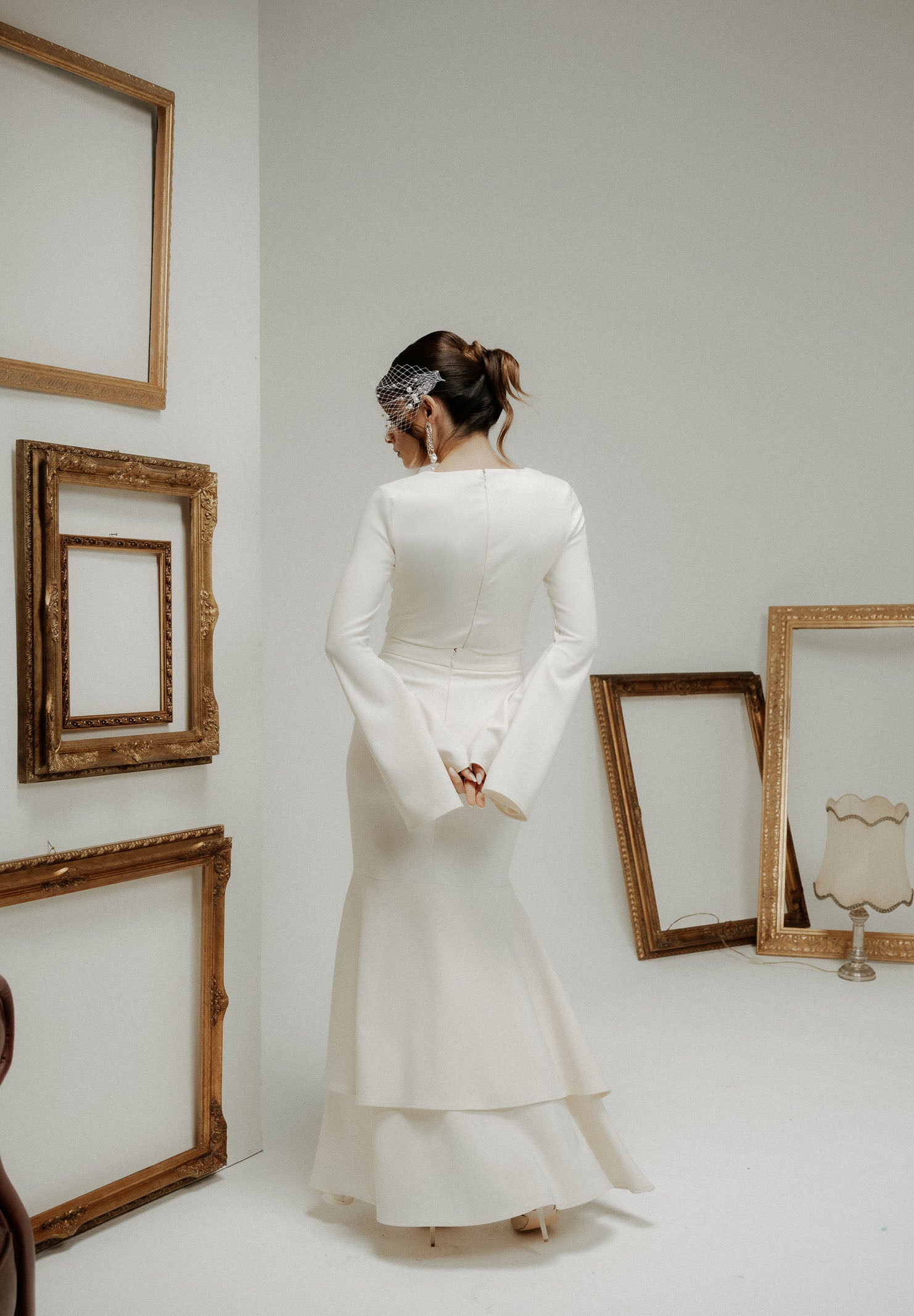 SANTAS Gonna lunga ÉLAN panna da donna PV2606 PA SANTAS