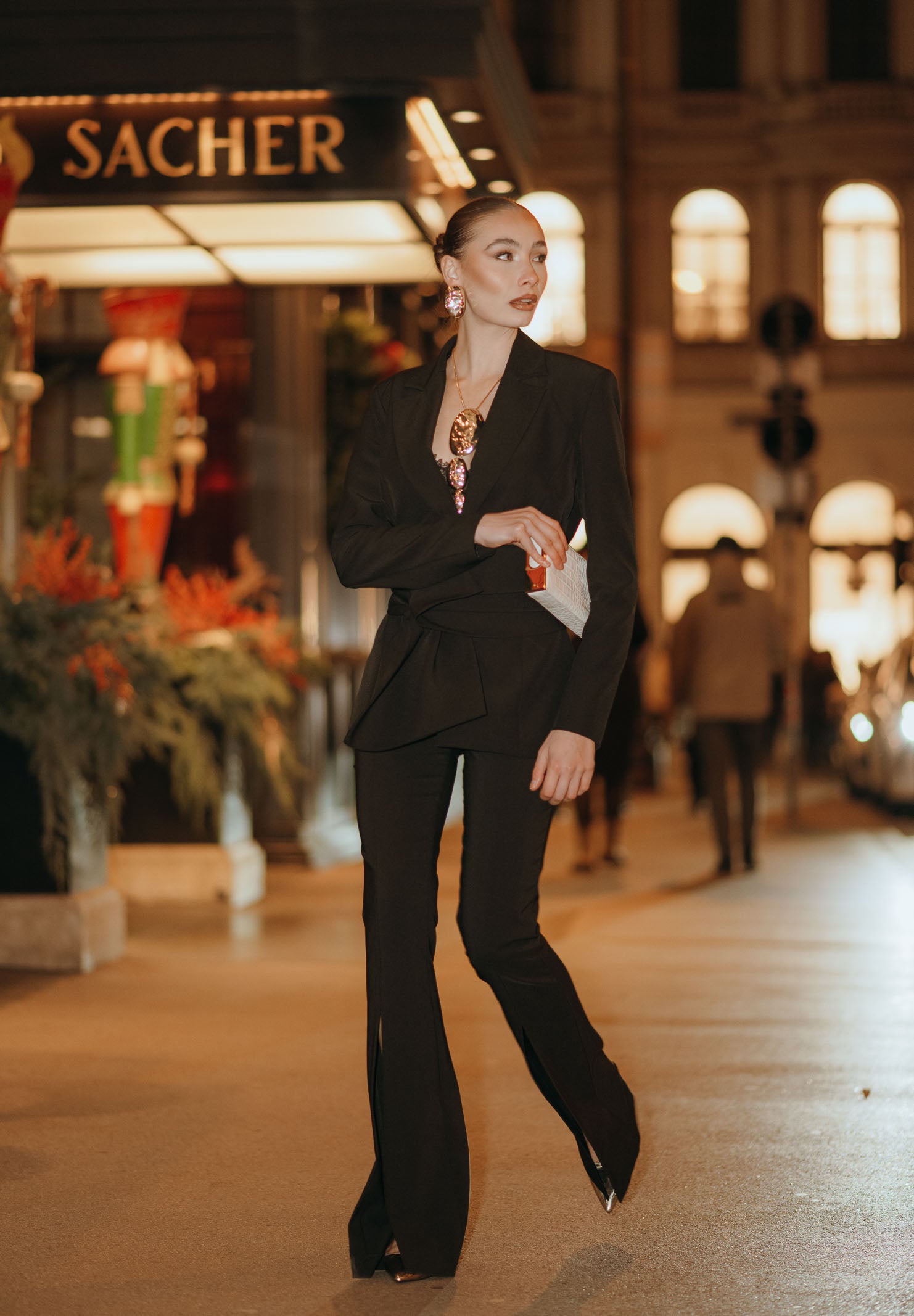 SANTAS Pantalone Force nero da donna PV2609 NE SANTAS