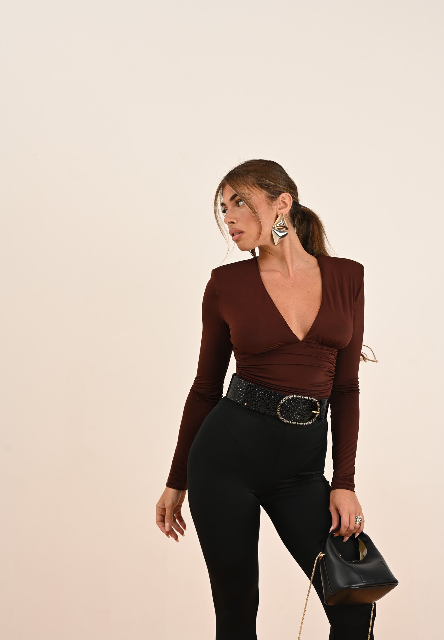 SANTAS Body DÈSIR marrone da donna PV2611 MA SANTAS