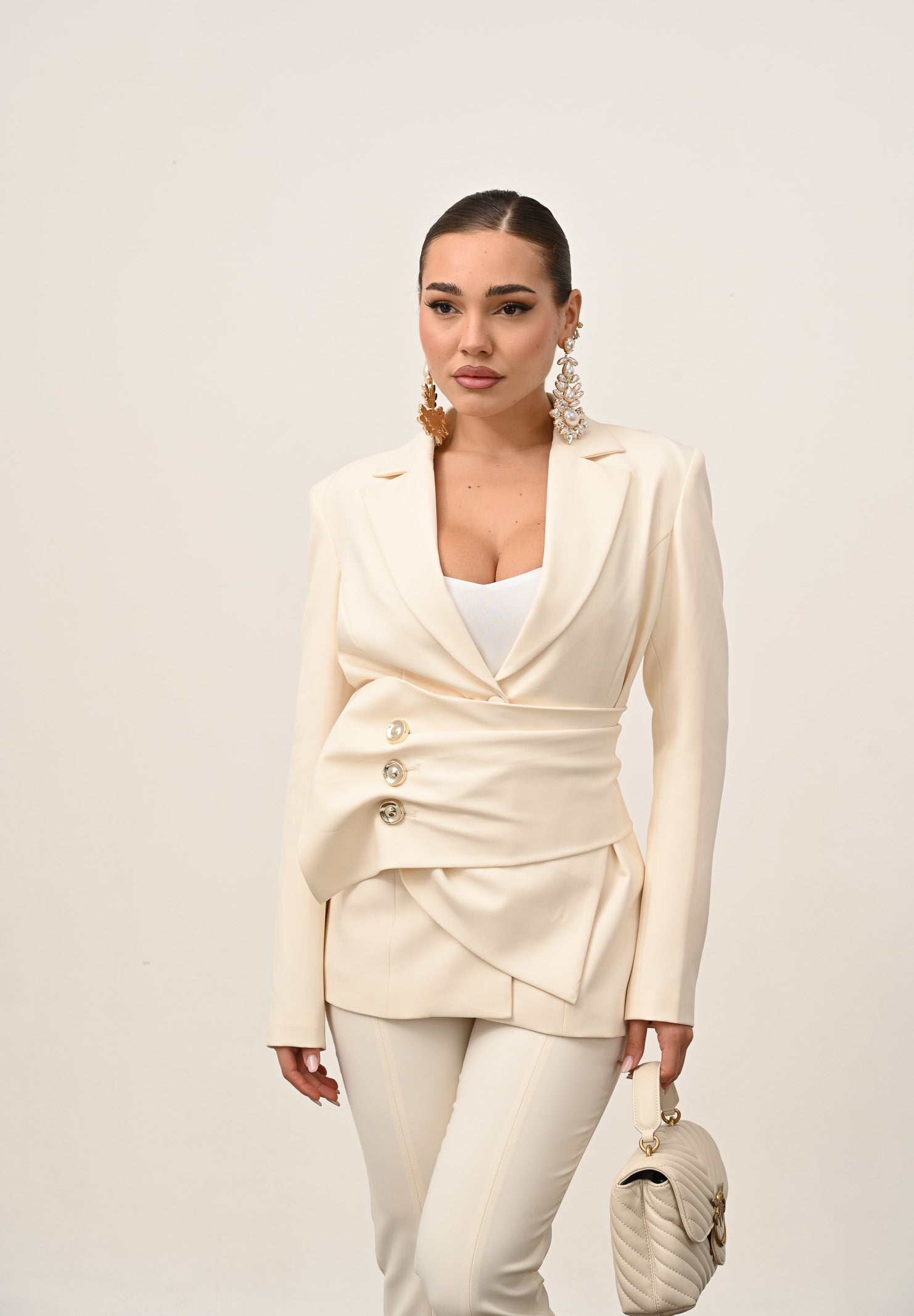 SANTAS Giacca ALLURE crema da donna PV2622 CR SANTAS