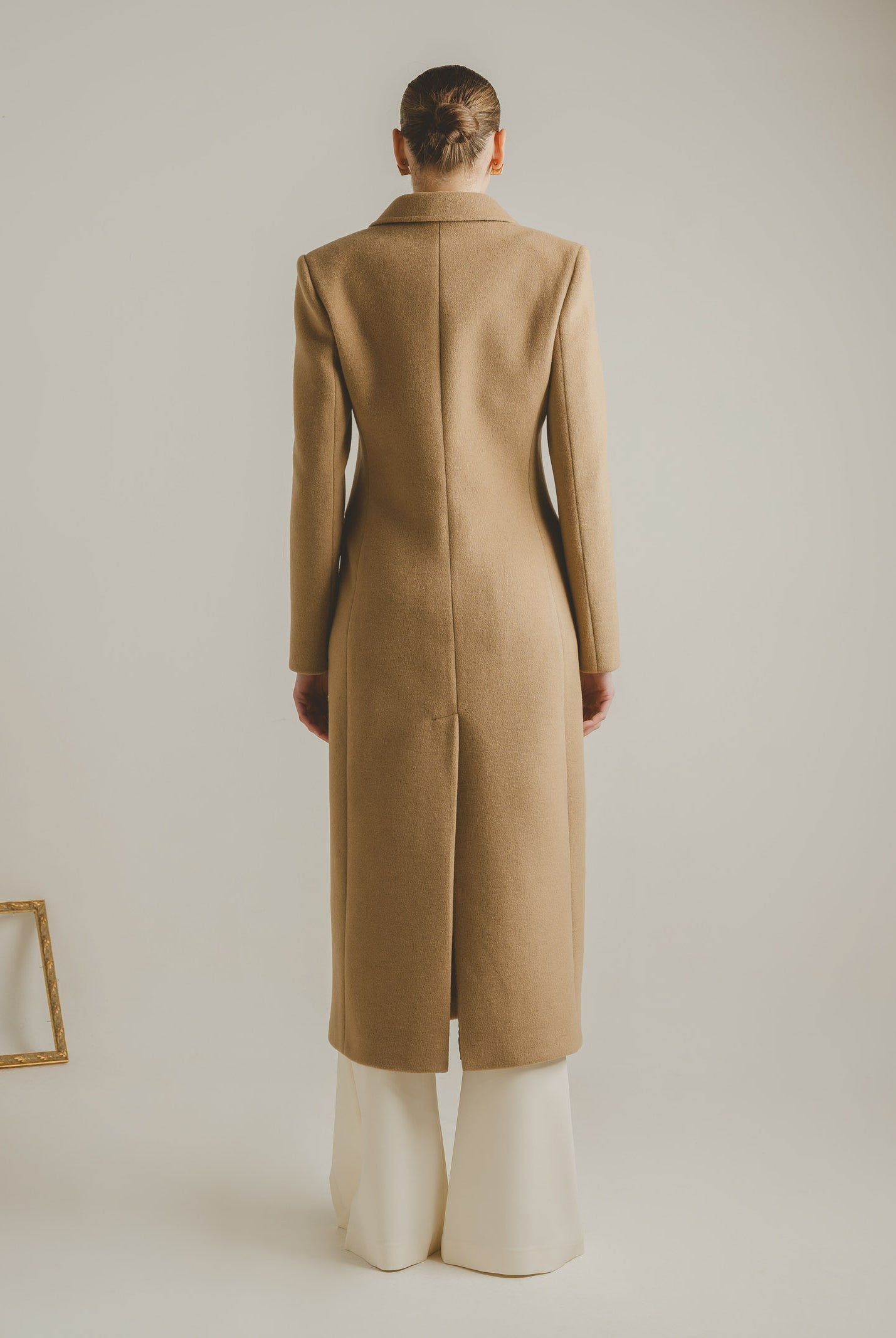 SANTAS Cappotto lungo ÉCLIPSE beige da donna PV2623 BE SANTAS