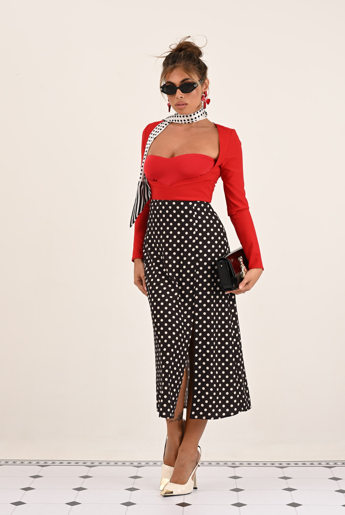 SANTAS Body AUDACE rosso da donna PV2627 RO SANTAS