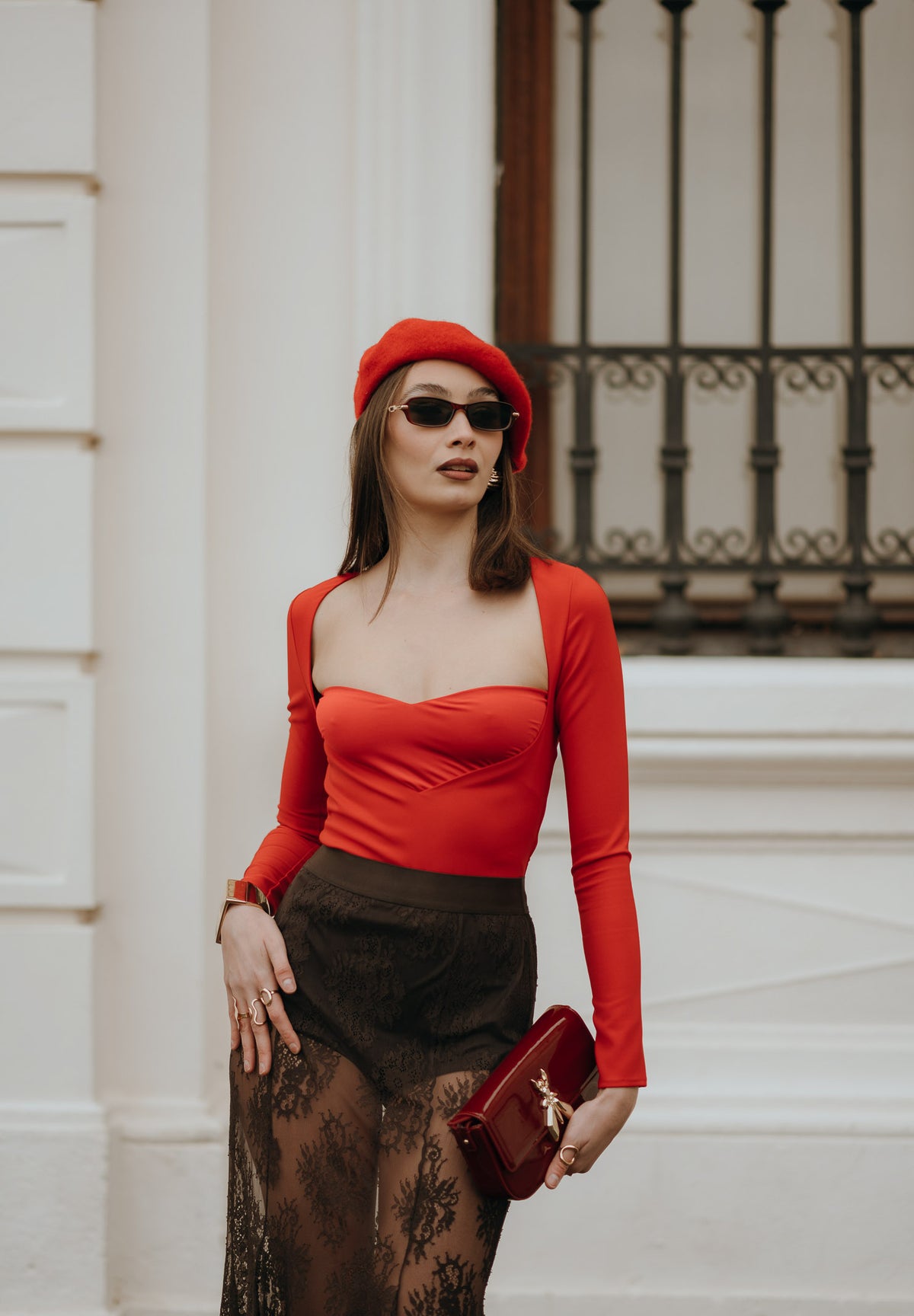 SANTAS Body AUDACE rosso da donna PV2627 RO SANTAS