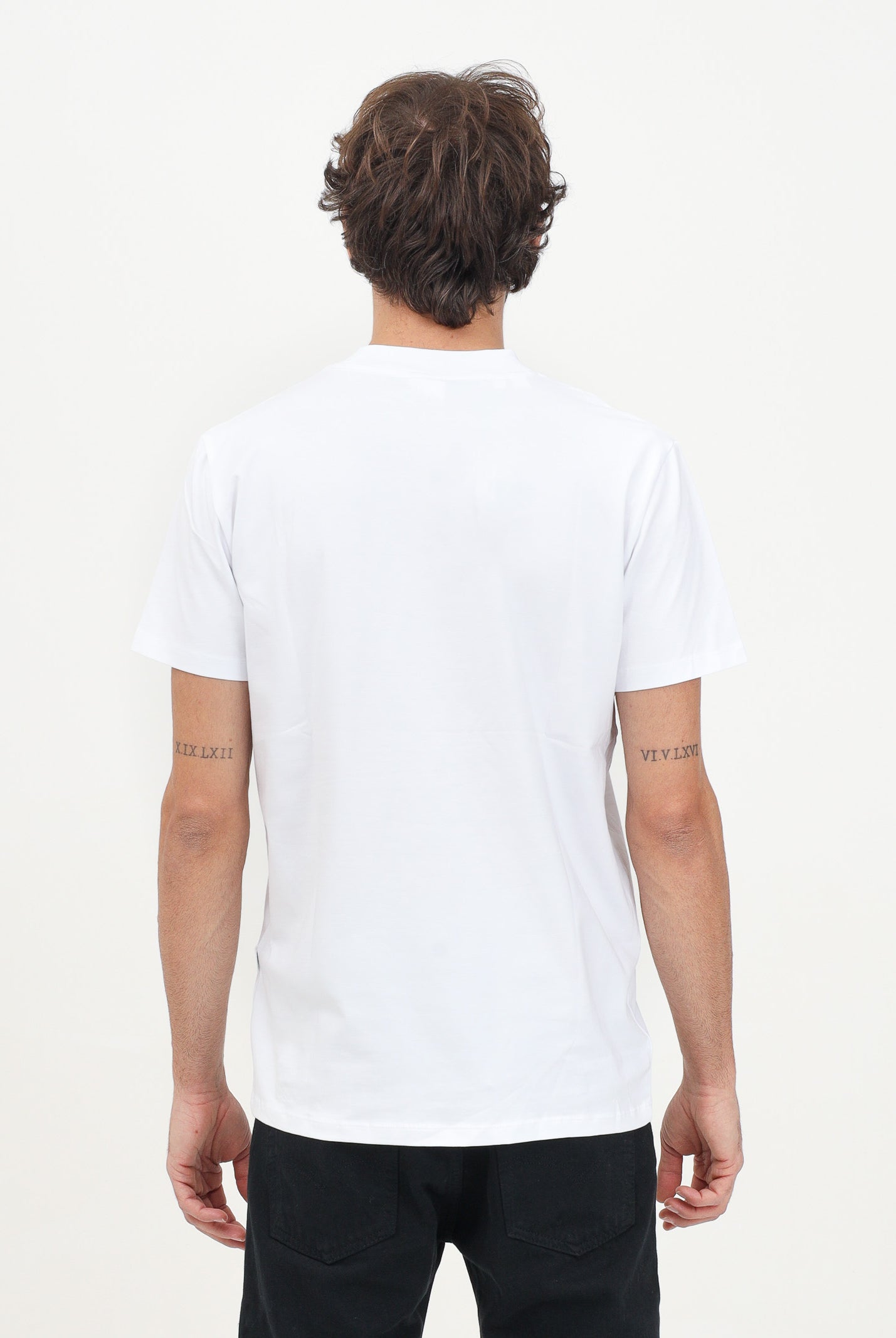 T-shirt a manica corta bianca da uomo 16091902 Bright White SELECTED HOMME