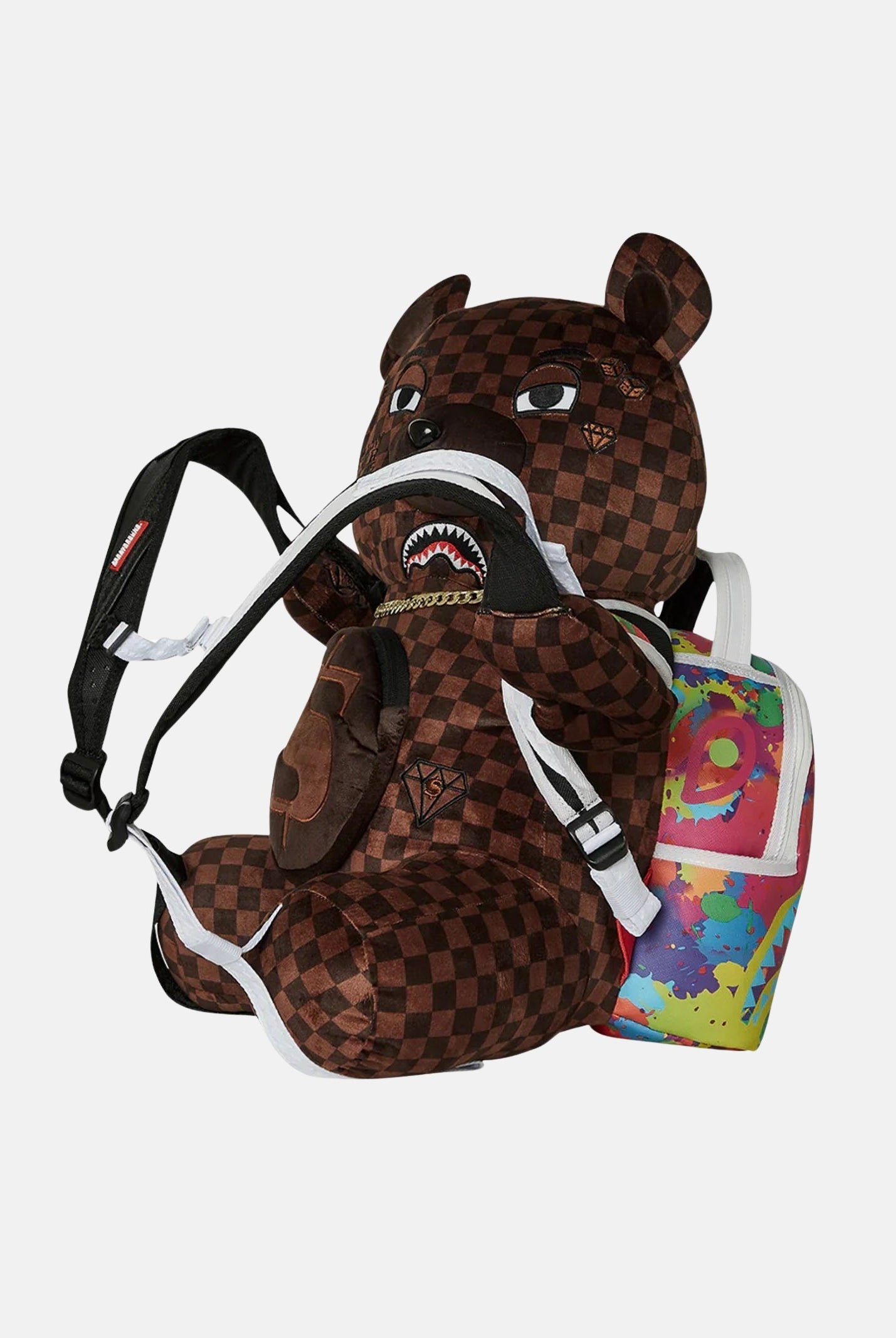 Zaino BACKPACK BEAR WEARING marrone per uomo e donna 910B6312NSZ . SPRAYGROUND