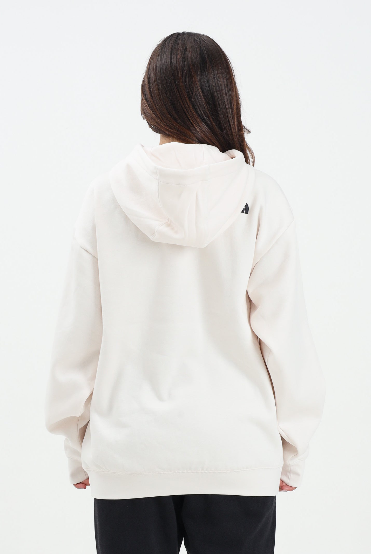 THE NORTH FACE Felpa con cappuccio Essential panna da donna NF0A89ENQLI1 . THE NORTH FACE