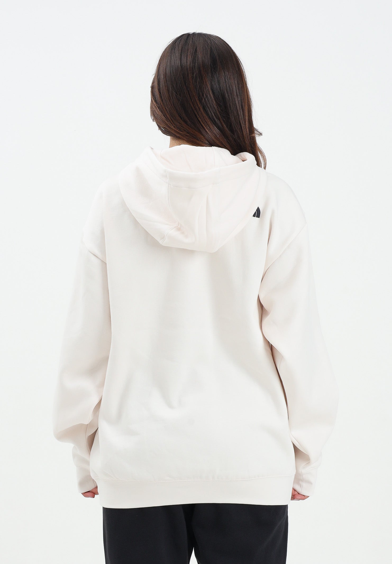 THE NORTH FACE Felpa con cappuccio Essential panna da donna NF0A89ENQLI1 . THE NORTH FACE
