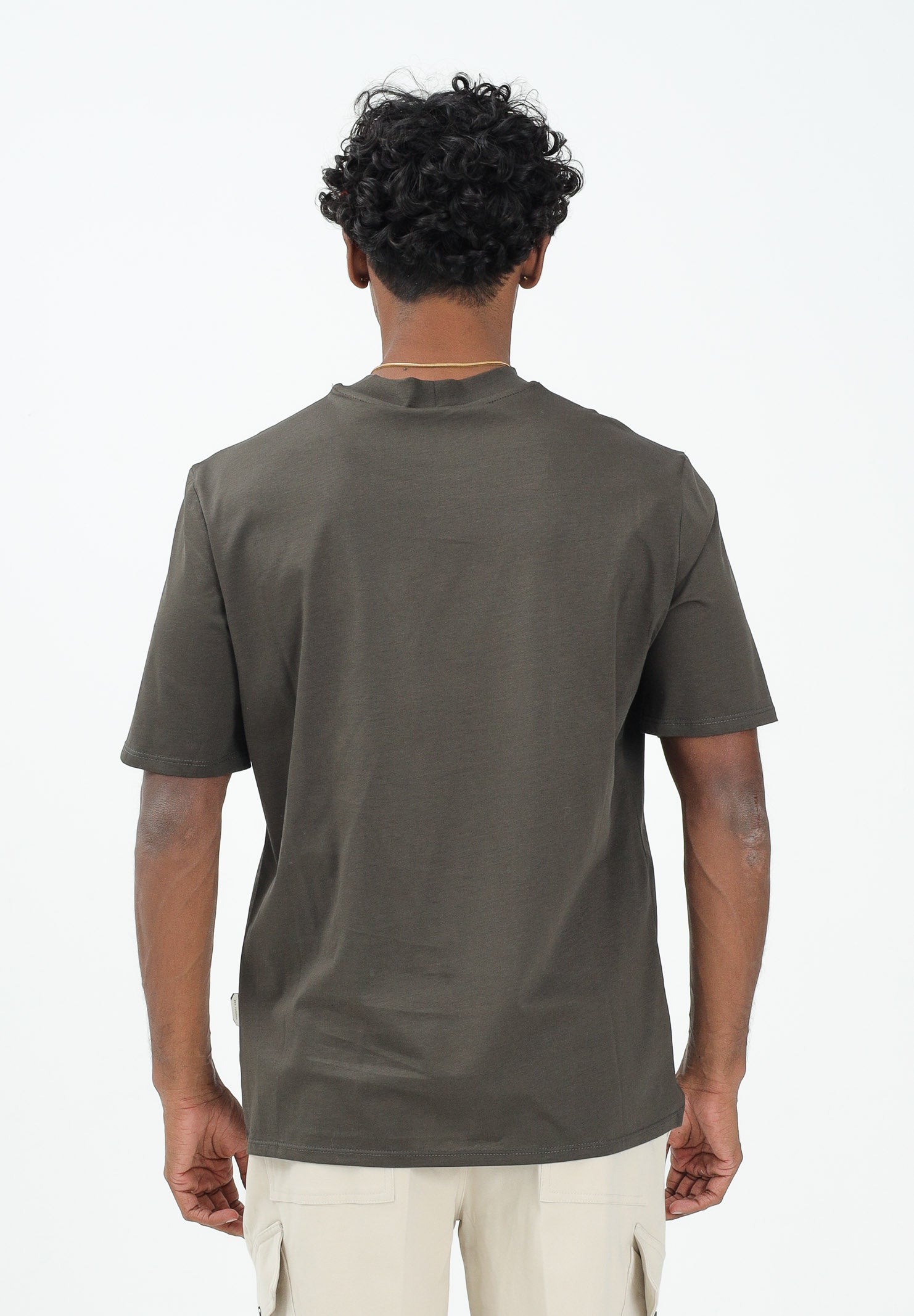 YES LONDON T-shirt a manica corta moro da uomo XM4235 MO YES LONDON