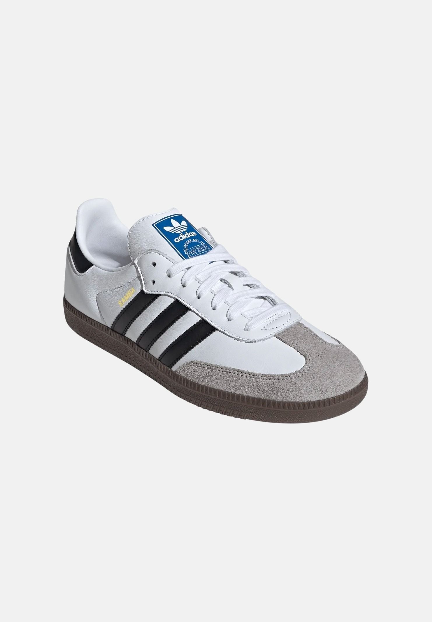 ADIDAS ORIGINALS Sneakers Samba OG bianche da uomo B75806 . ADIDAS ORIGINALS