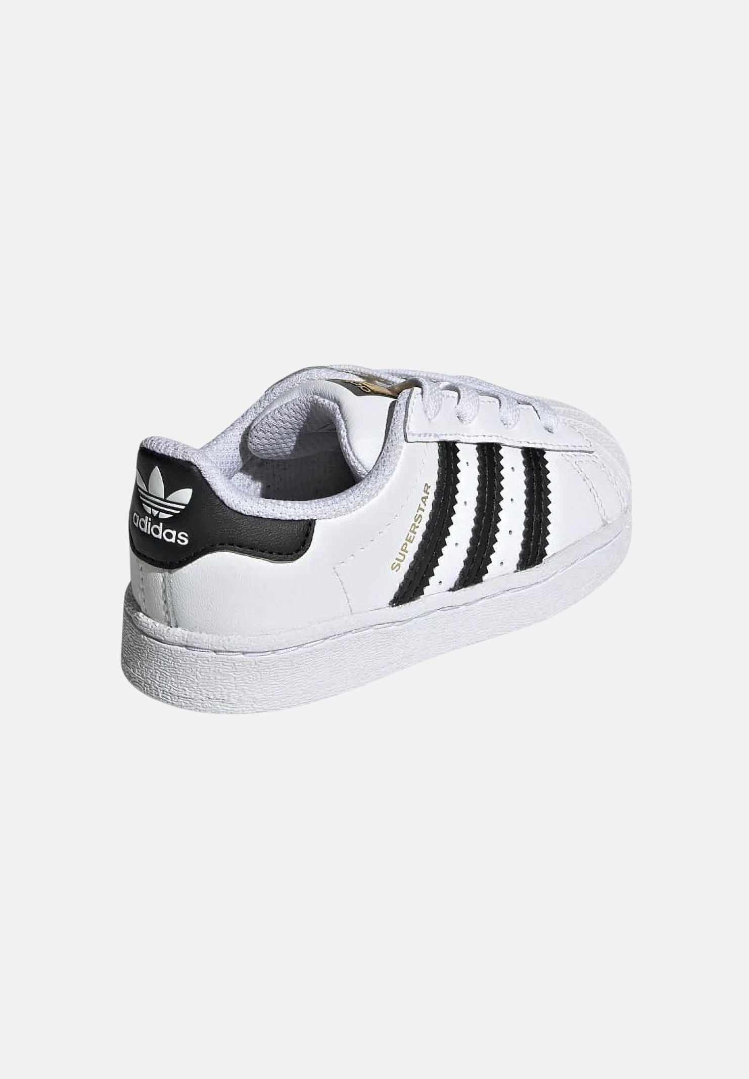 ADIDAS ORIGINALS Sneakers Superstar bianche da neonato con 3-stripes FU7717 . ADIDAS ORIGINALS