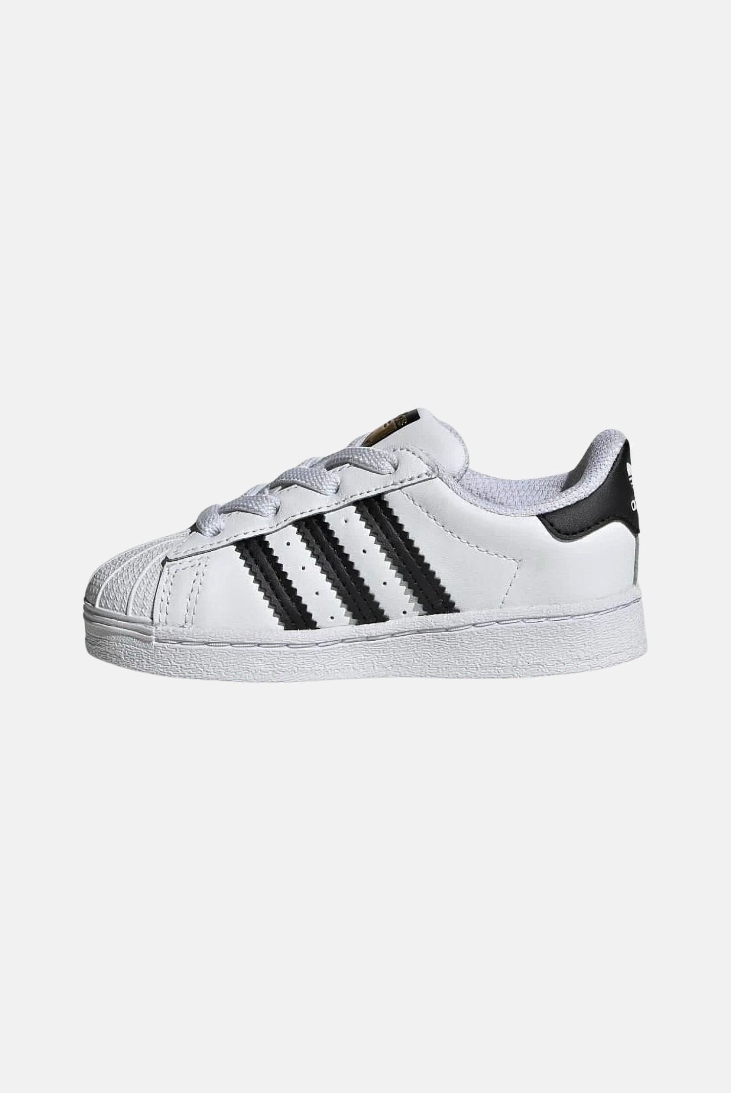 ADIDAS ORIGINALS Sneakers Superstar bianche da neonato con 3-stripes FU7717 . ADIDAS ORIGINALS