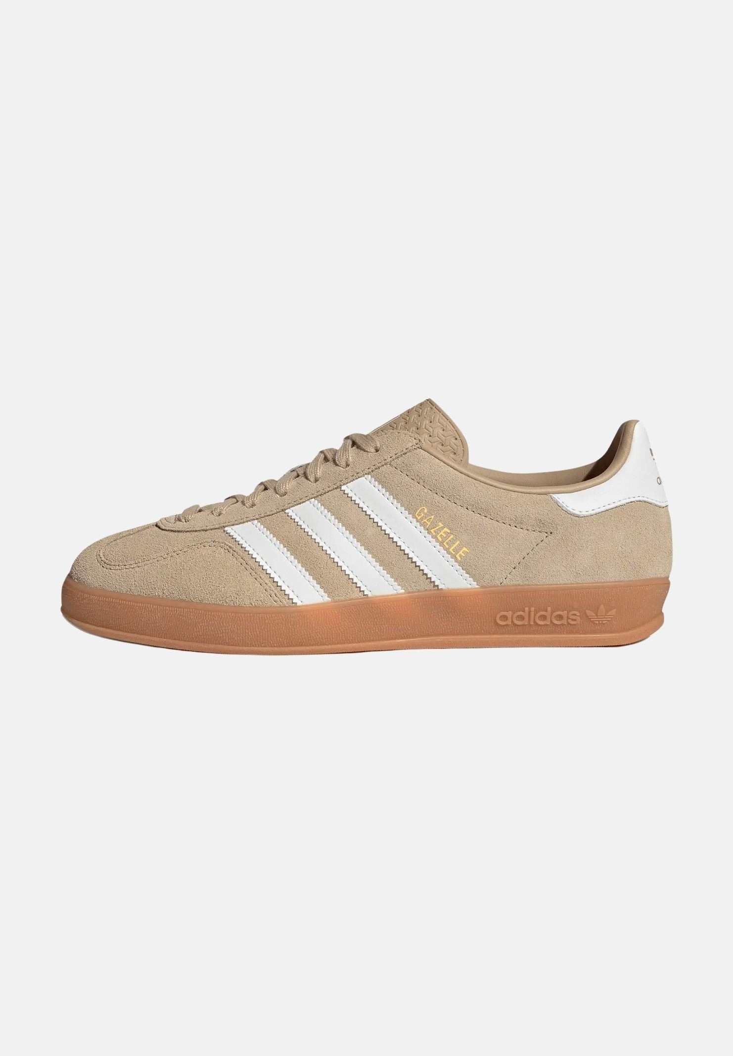 ADIDAS ORIGINALS Sneakers Gazelle Indoor beige per uomo e donna HQ5154 . ADIDAS ORIGINALS