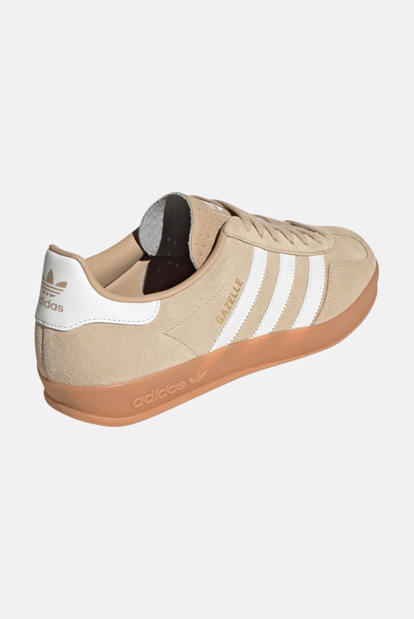 ADIDAS ORIGINALS Sneakers Gazelle Indoor beige per uomo e donna HQ5154 . ADIDAS ORIGINALS