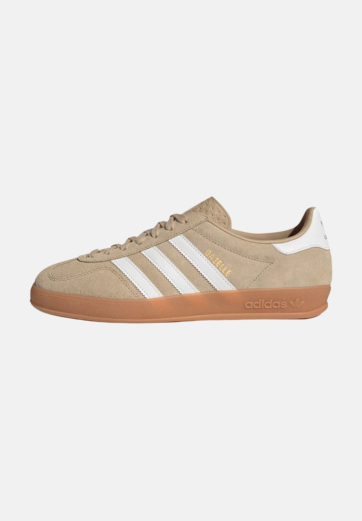 ADIDAS ORIGINALS Sneakers Gazelle Indoor beige per uomo e donna HQ5154 . ADIDAS ORIGINALS