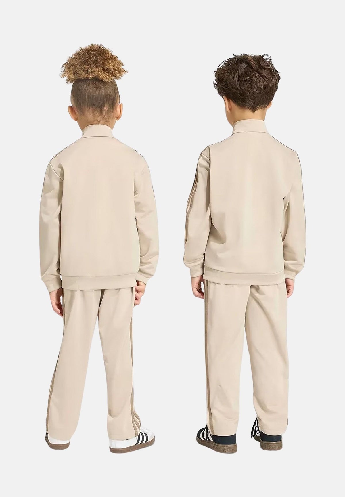 ADIDAS ORIGINALS Tuta FIREBIRD beige per bambina e bambino con dettagli tono su tono. HZ6592 . ADIDAS ORIGINALS