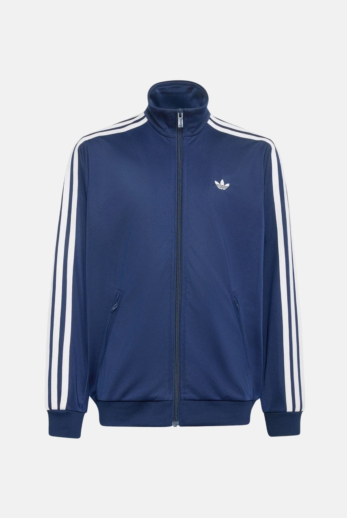 ADIDAS ORIGINALS Felpa con zip FIREBIRD per bambino e bambina con bande laterali bianche. HZ6648 . ADIDAS ORIGINALS