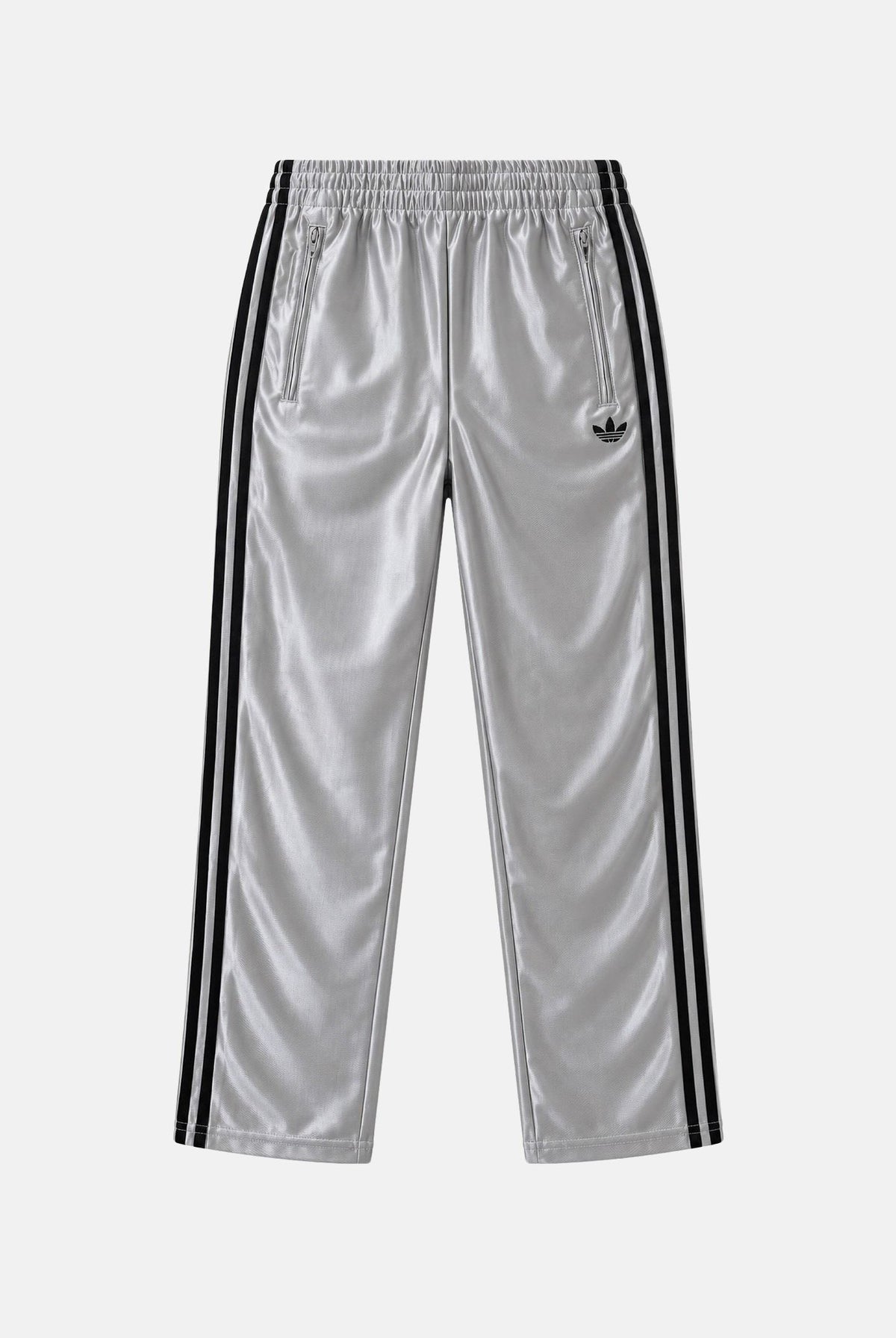 ADIDAS ORIGINALS Pantaloni FIREBIRD METALLIC grigio argento metallizzato per bambino e bambina IA2222 . ADIDAS ORIGINALS