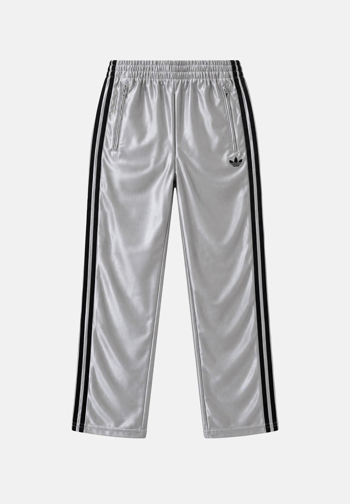 ADIDAS ORIGINALS Pantaloni FIREBIRD METALLIC grigio argento metallizzato per bambino e bambina IA2222 . ADIDAS ORIGINALS