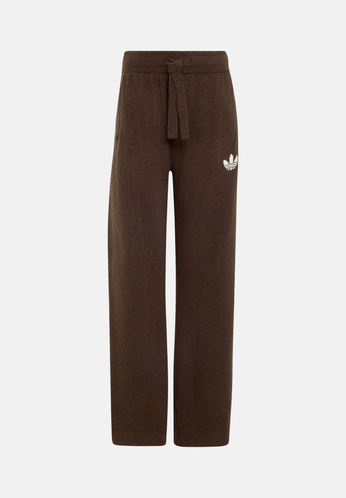 ADIDAS ORIGINALS Pantalone auco-marrone da donna con vita regolabile e gamba dritta. IA4437 . ADIDAS ORIGINALS