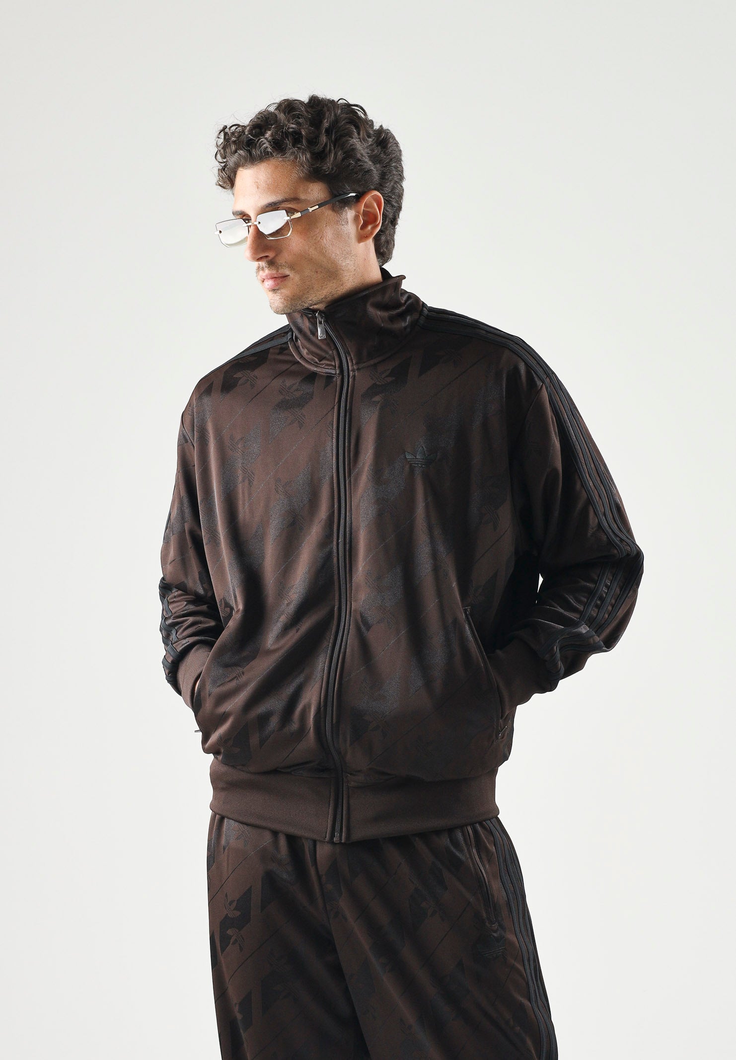 ADIDAS ORIGINALS Giubbotto FIREBIRD monogram da uomo IA4536 . ADIDAS ORIGINALS