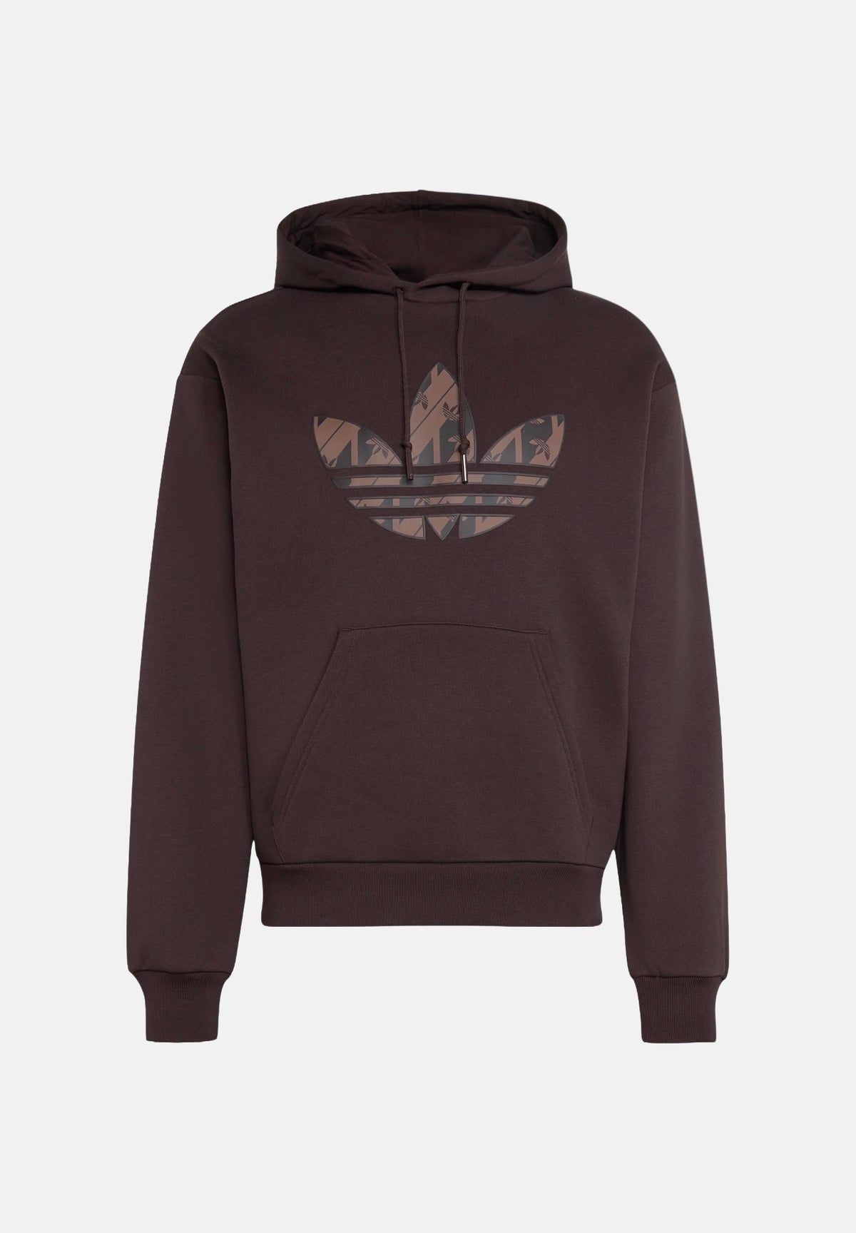ADIDAS ORIGINALS Felpa con cappuccio MONO HOODED SWEAT Aucu marrone da uomo e donna IA4542 . ADIDAS ORIGINALS