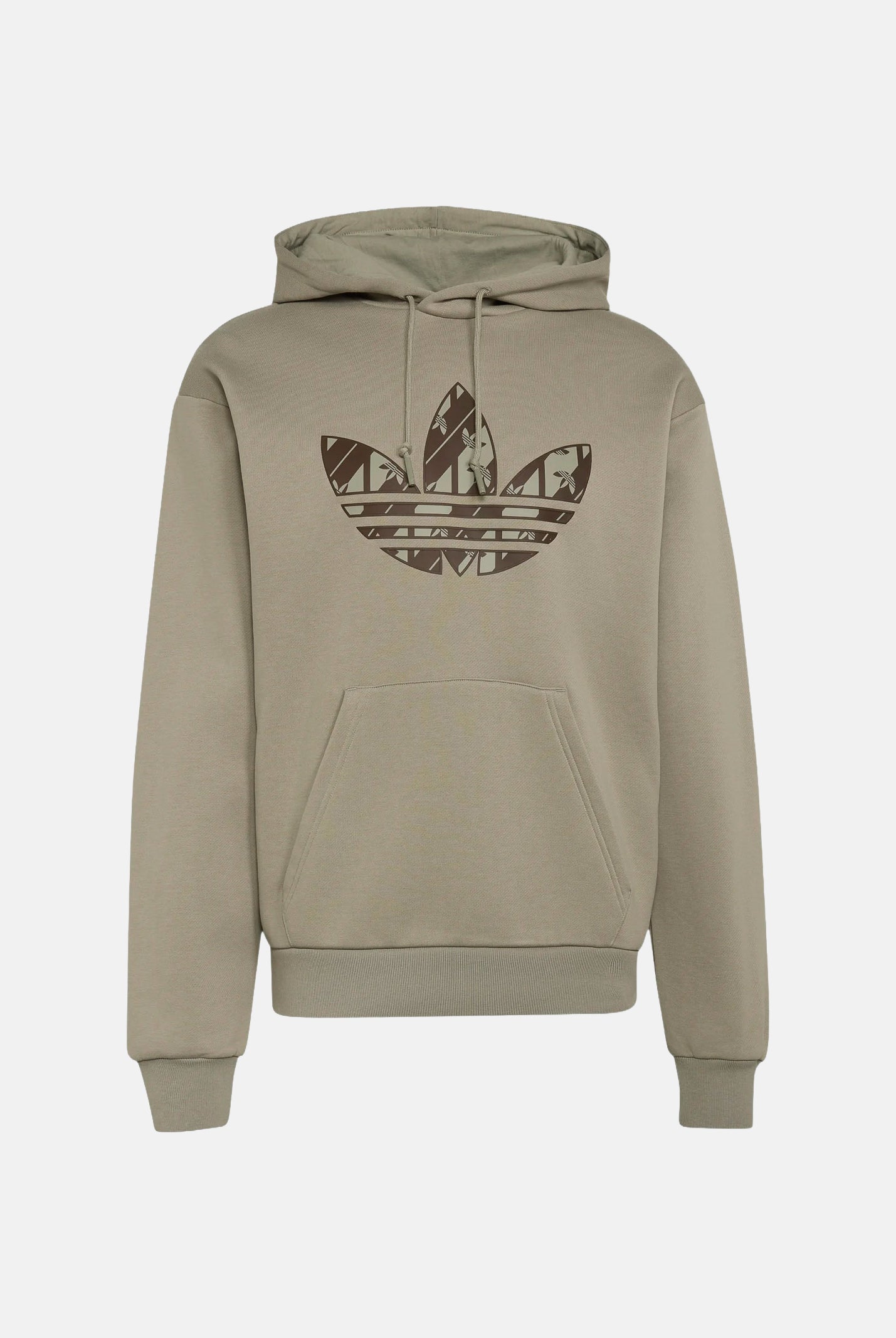 ADIDAS ORIGINALS felpa con cappuccio Felpa Mono Hooded silver pebble grigio beige, colore basico beige, uomo. IA4543 . ADIDAS ORIGINALS