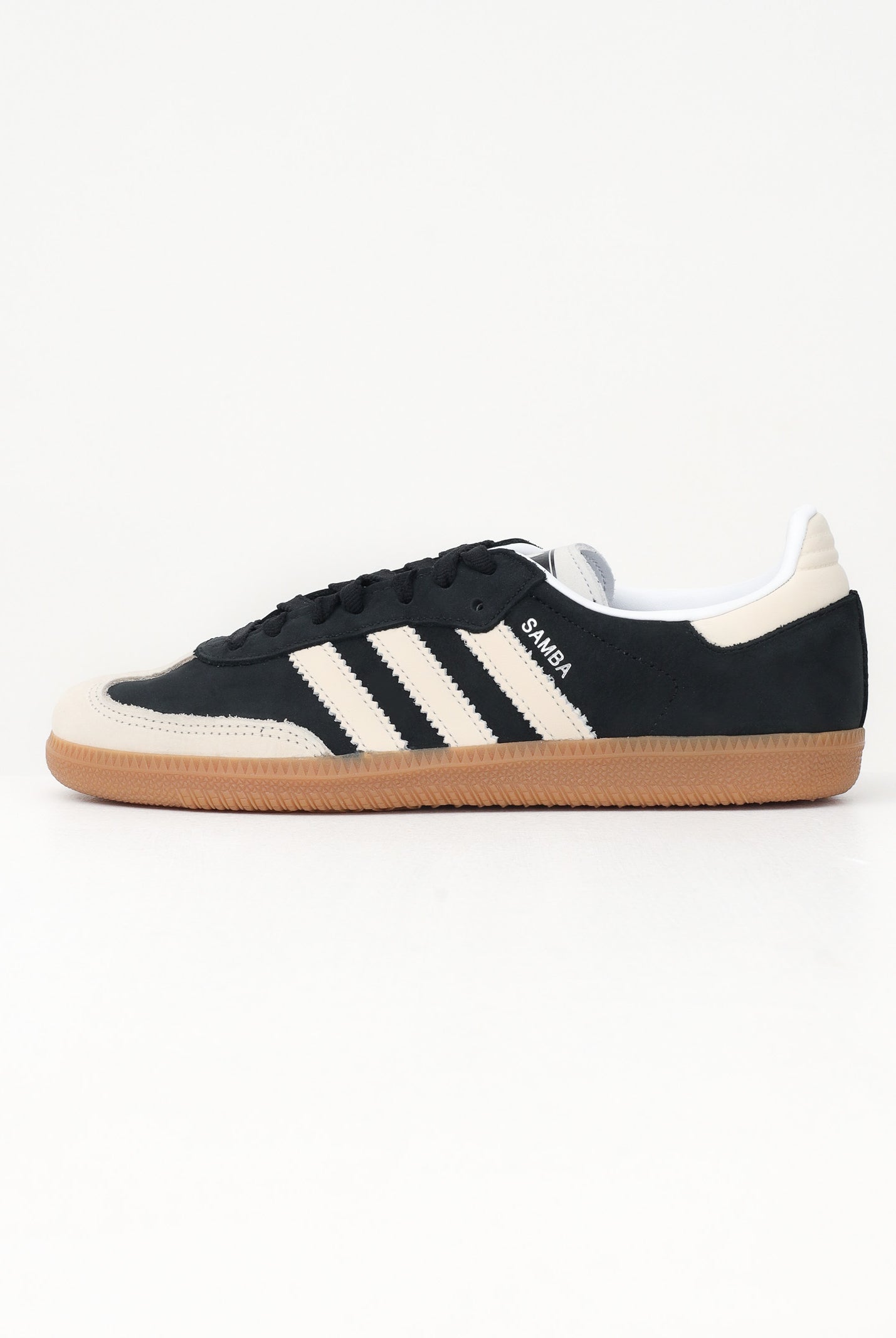 ADIDAS ORIGINALS Sneakers SAMBA OG nere e panna per uomo e donna IE5836 . ADIDAS ORIGINALS