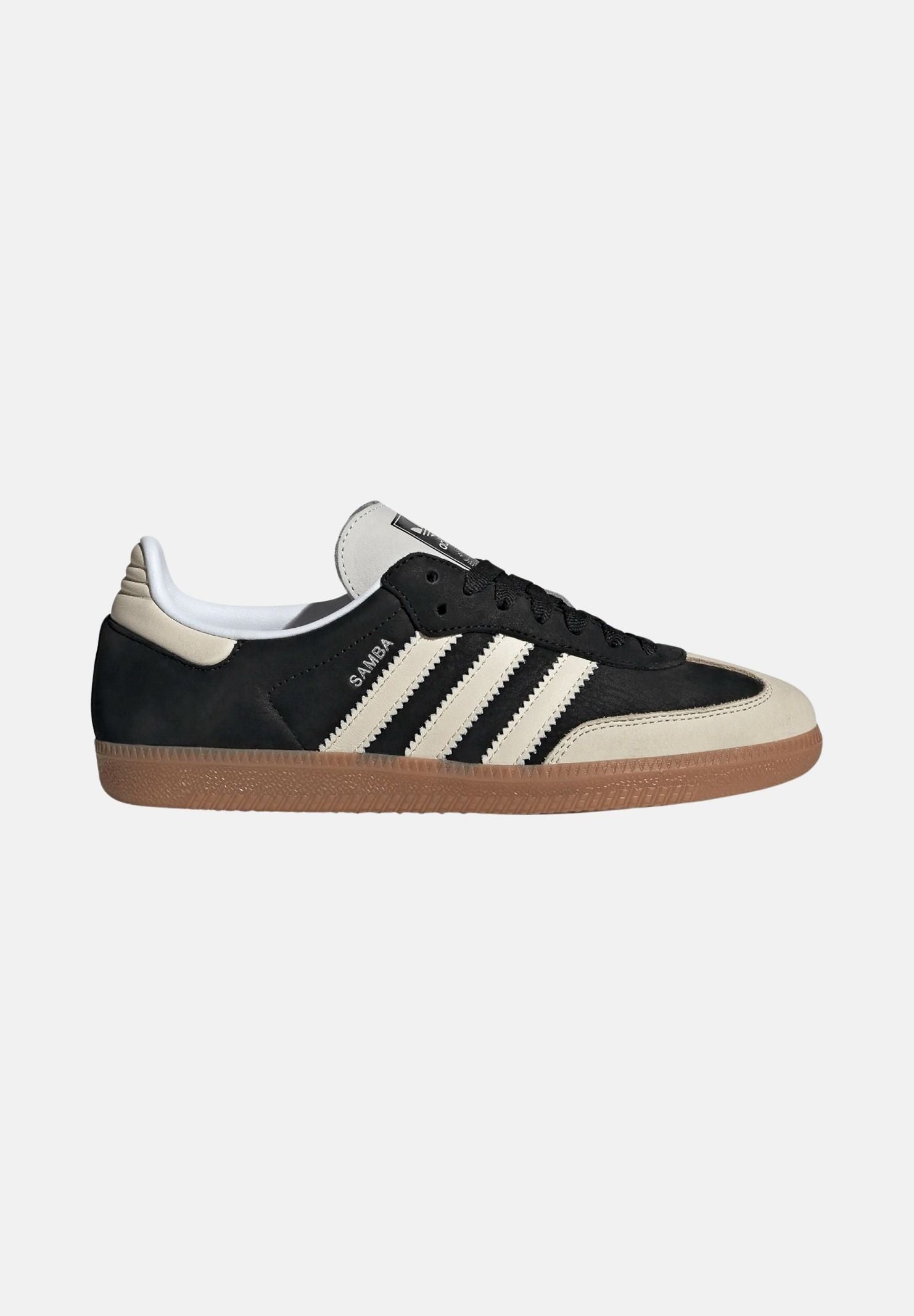ADIDAS ORIGINALS Sneakers SAMBA OG nere e panna per uomo e donna IE5836 . ADIDAS ORIGINALS