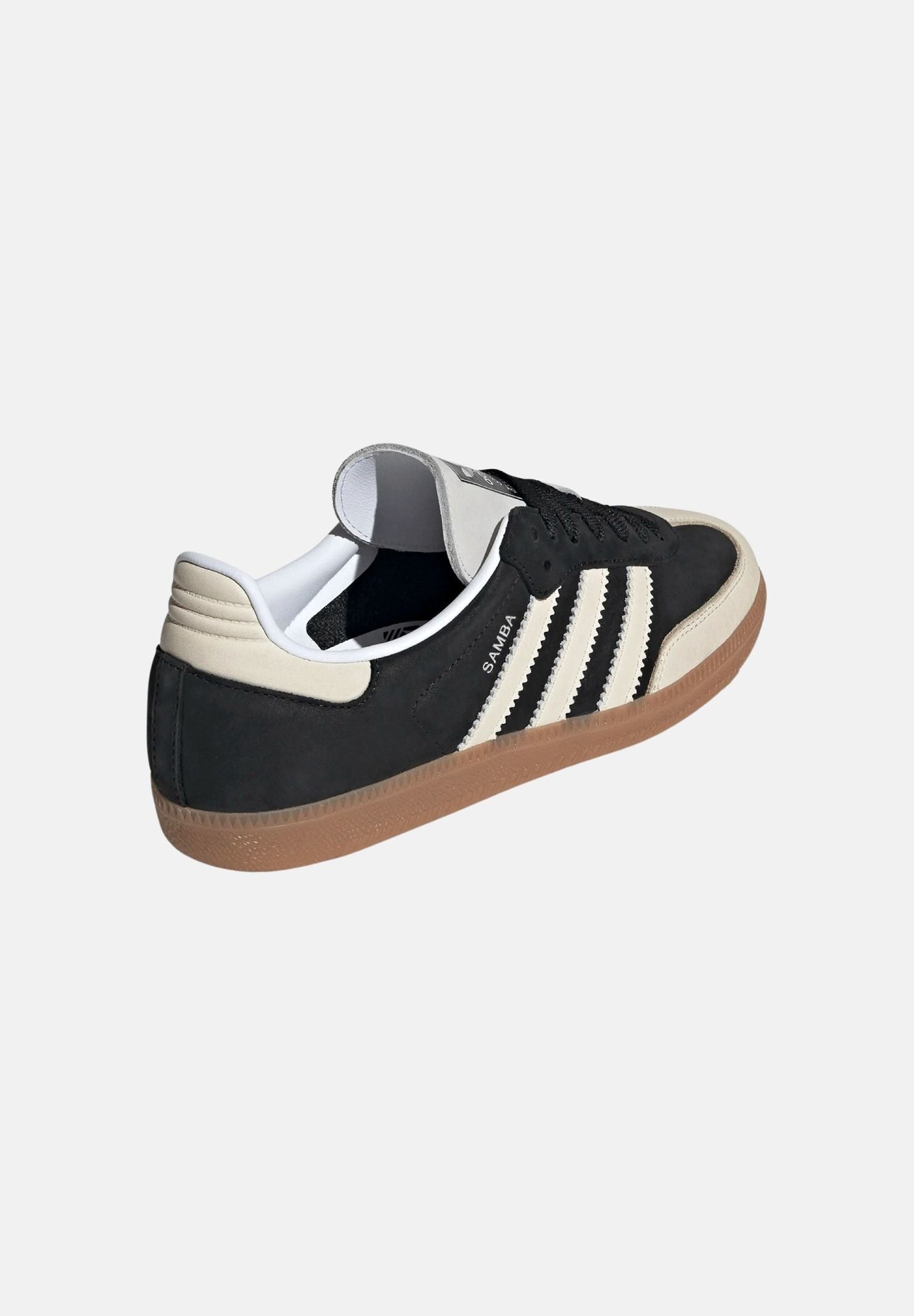 ADIDAS ORIGINALS Sneakers SAMBA OG nere e panna per uomo e donna IE5836 . ADIDAS ORIGINALS
