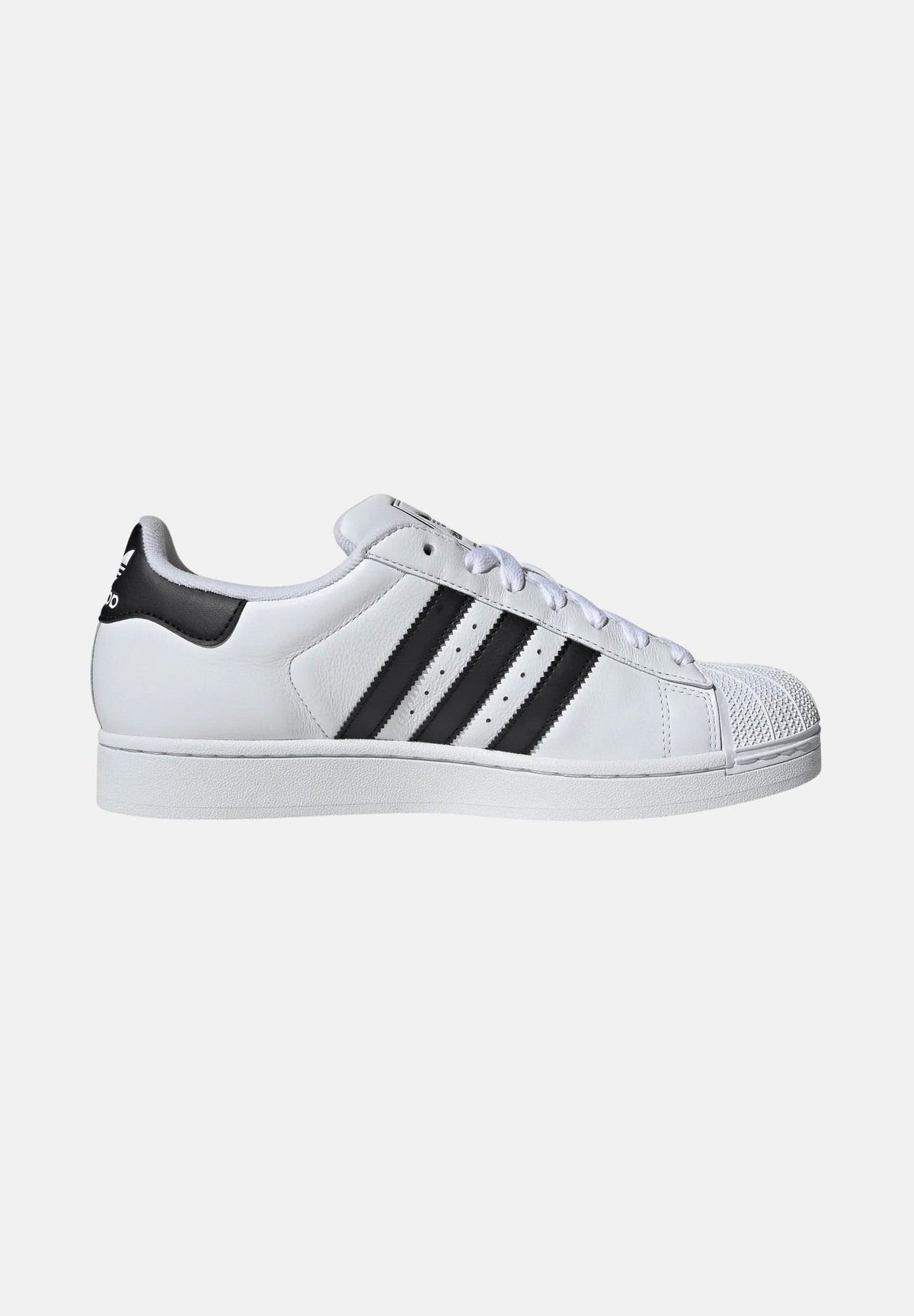ADIDAS ORIGINALS Sneakers SUPERSTAR bianche e nere per uomo e donna con 3-Stripes laterali <BR/> IH8659 . ADIDAS ORIGINALS