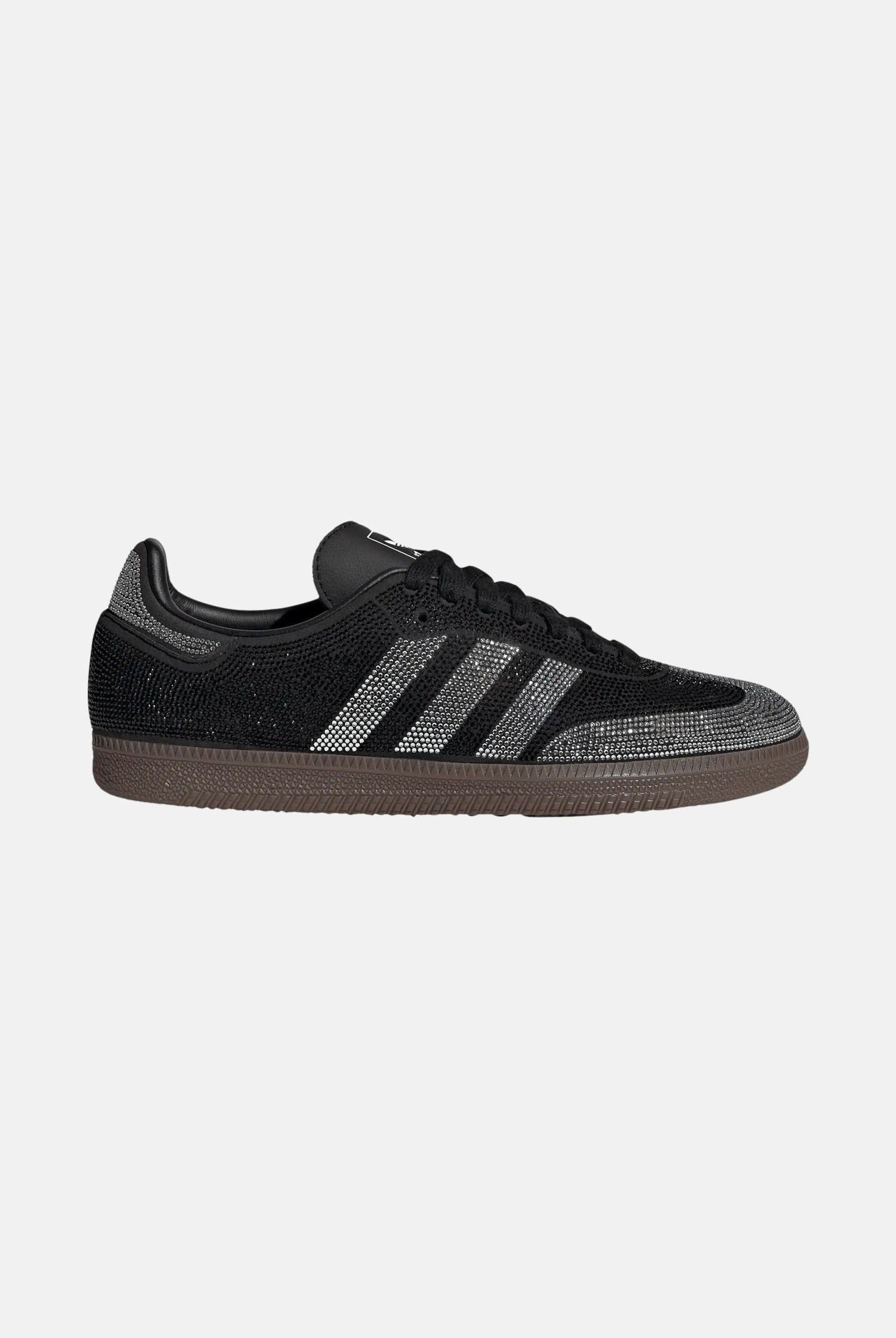 ADIDAS ORIGINALS Sneakers SAMBA OG Core nero da donna con strass<BR/> IH9052 . ADIDAS ORIGINALS