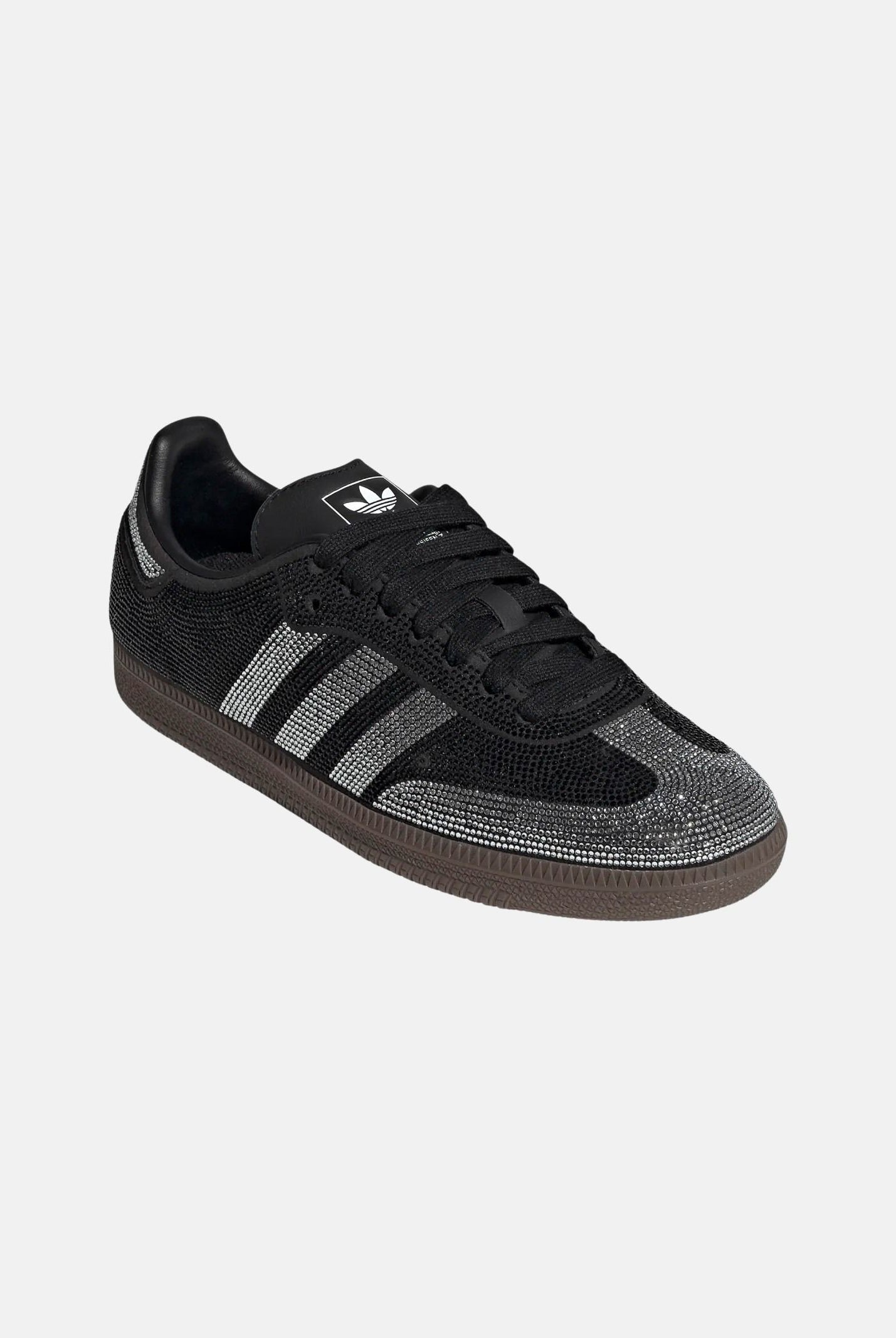 ADIDAS ORIGINALS Sneakers SAMBA OG Core nero da donna con strass<BR/> IH9052 . ADIDAS ORIGINALS