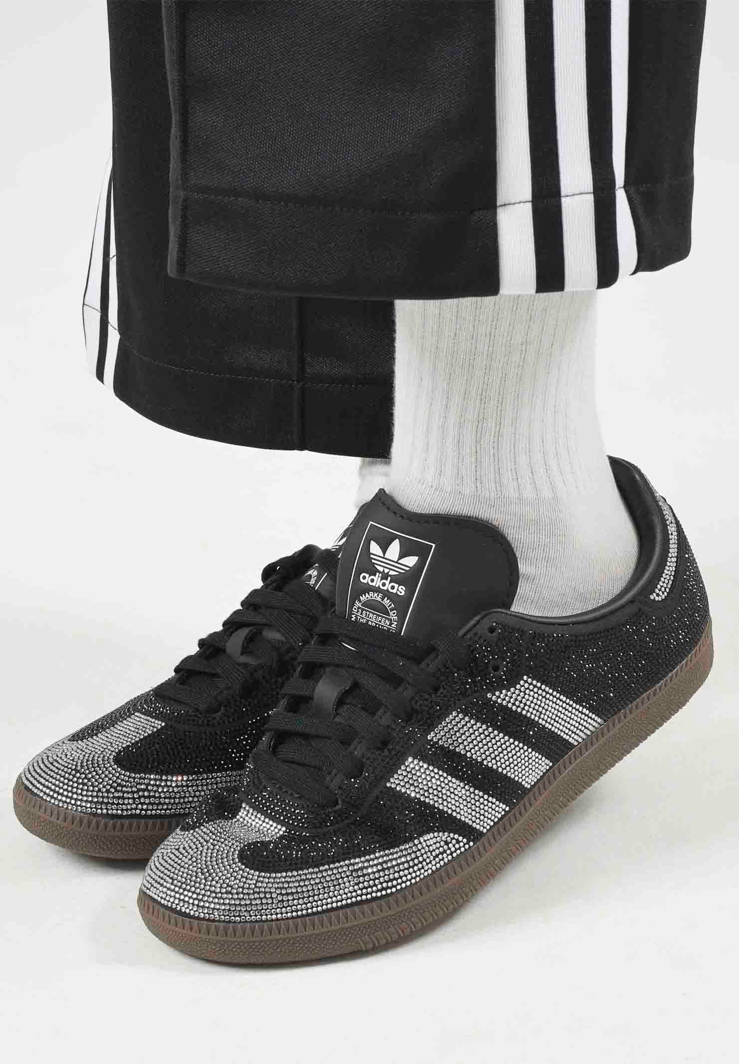 ADIDAS ORIGINALS Sneakers SAMBA OG Core nero da donna con strass<BR/> IH9052 . ADIDAS ORIGINALS