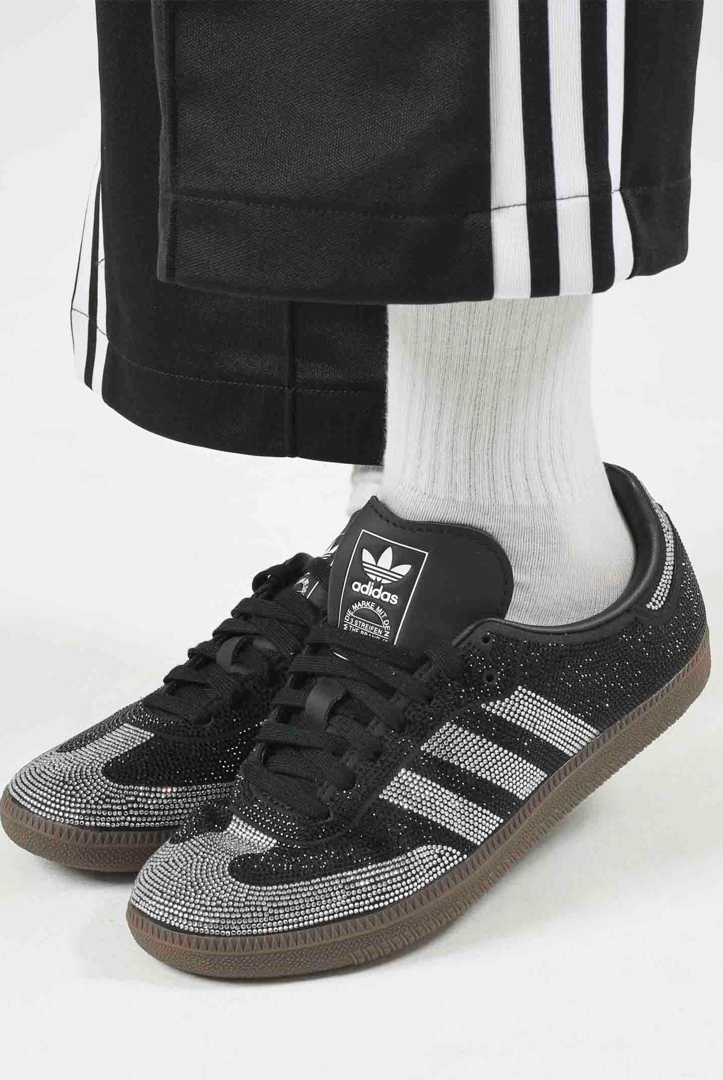 ADIDAS ORIGINALS Sneakers SAMBA OG Core nero da donna con strass<BR/> IH9052 . ADIDAS ORIGINALS