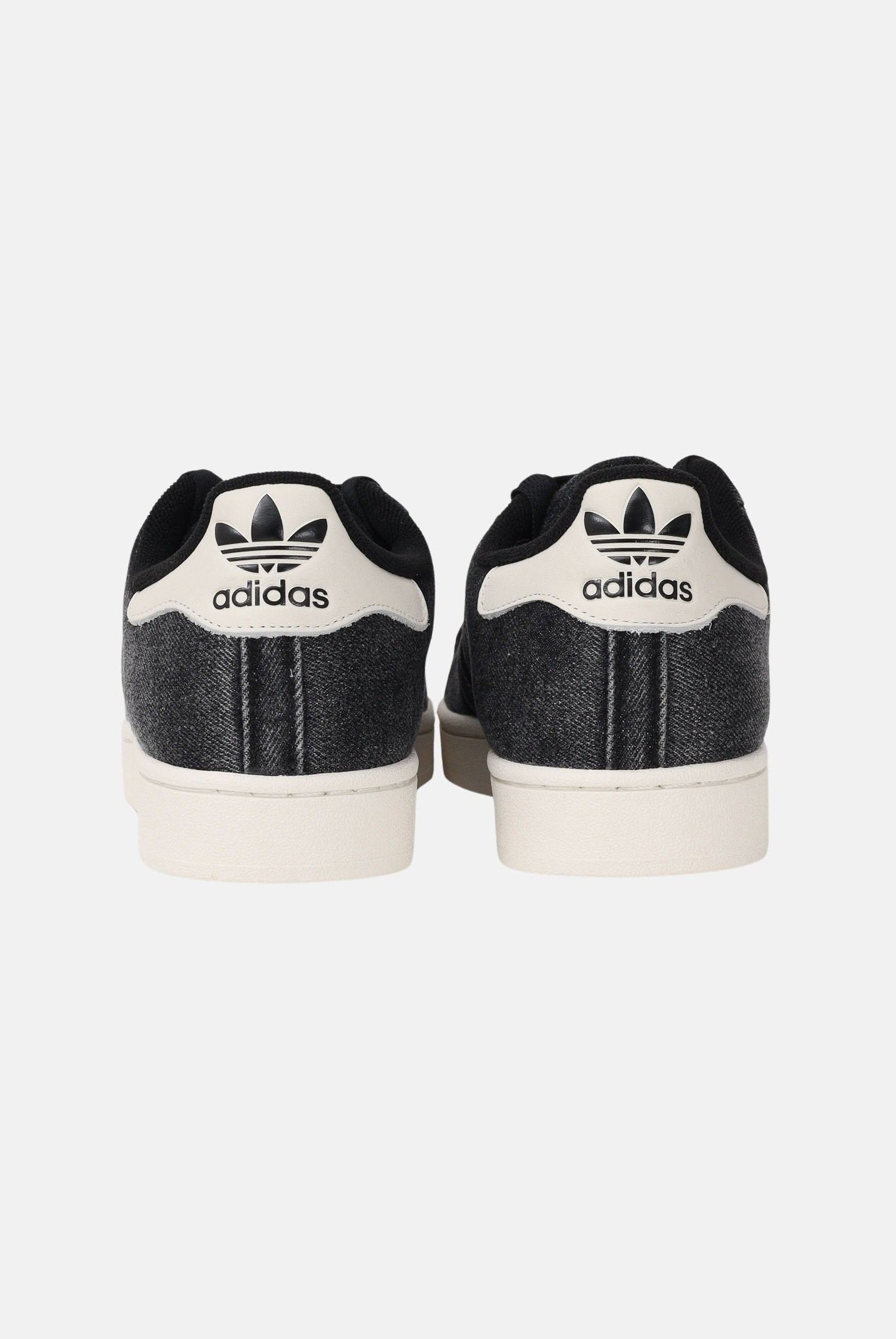 ADIDAS ORIGINALS Sneakers SUPERSTAR II in denim nero per uomo e donna IH9247 . ADIDAS ORIGINALS
