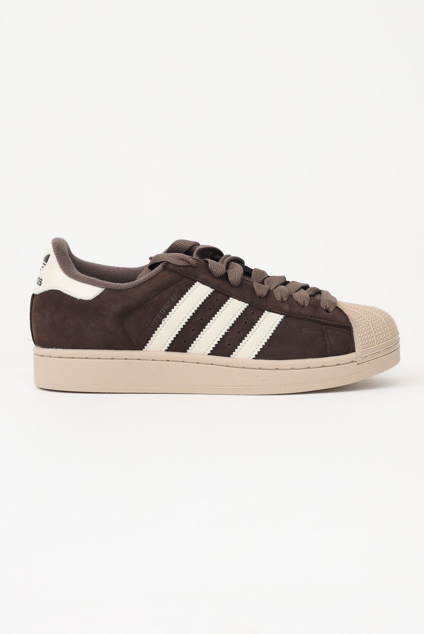 ADIDAS ORIGINALS Sneakers SUPERSTAR II marroni per uomo e donna IH9314 . ADIDAS ORIGINALS