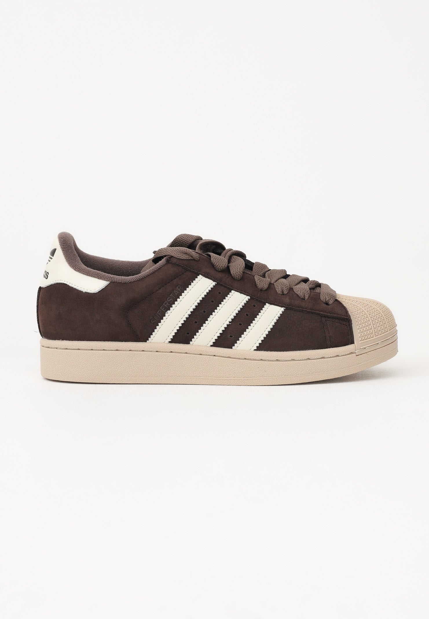 ADIDAS ORIGINALS Sneakers SUPERSTAR II marroni per uomo e donna IH9314 . ADIDAS ORIGINALS